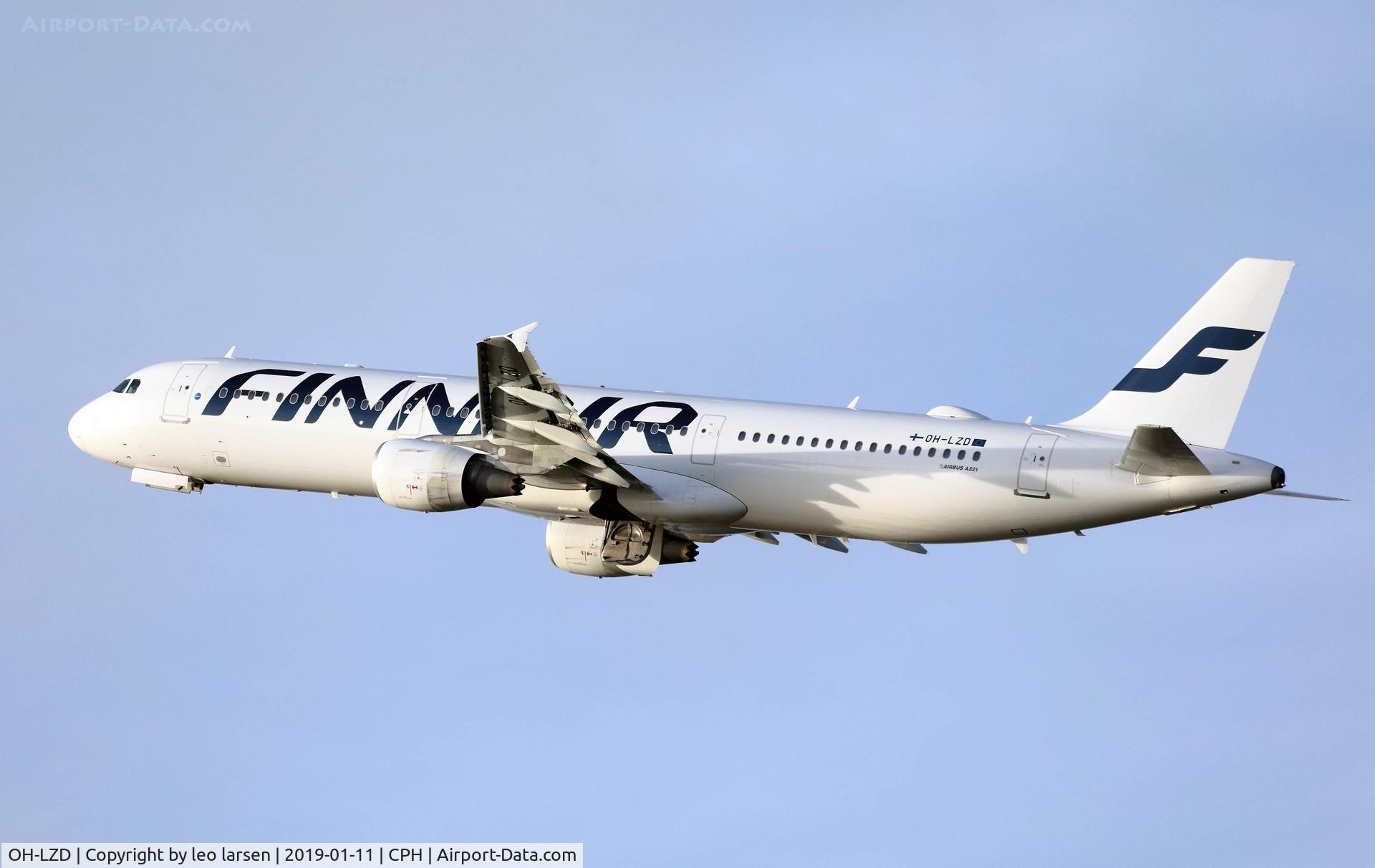 OH-LZD, 2000 Airbus A321-211 C/N 1241, Copenhagen 11.1.2018