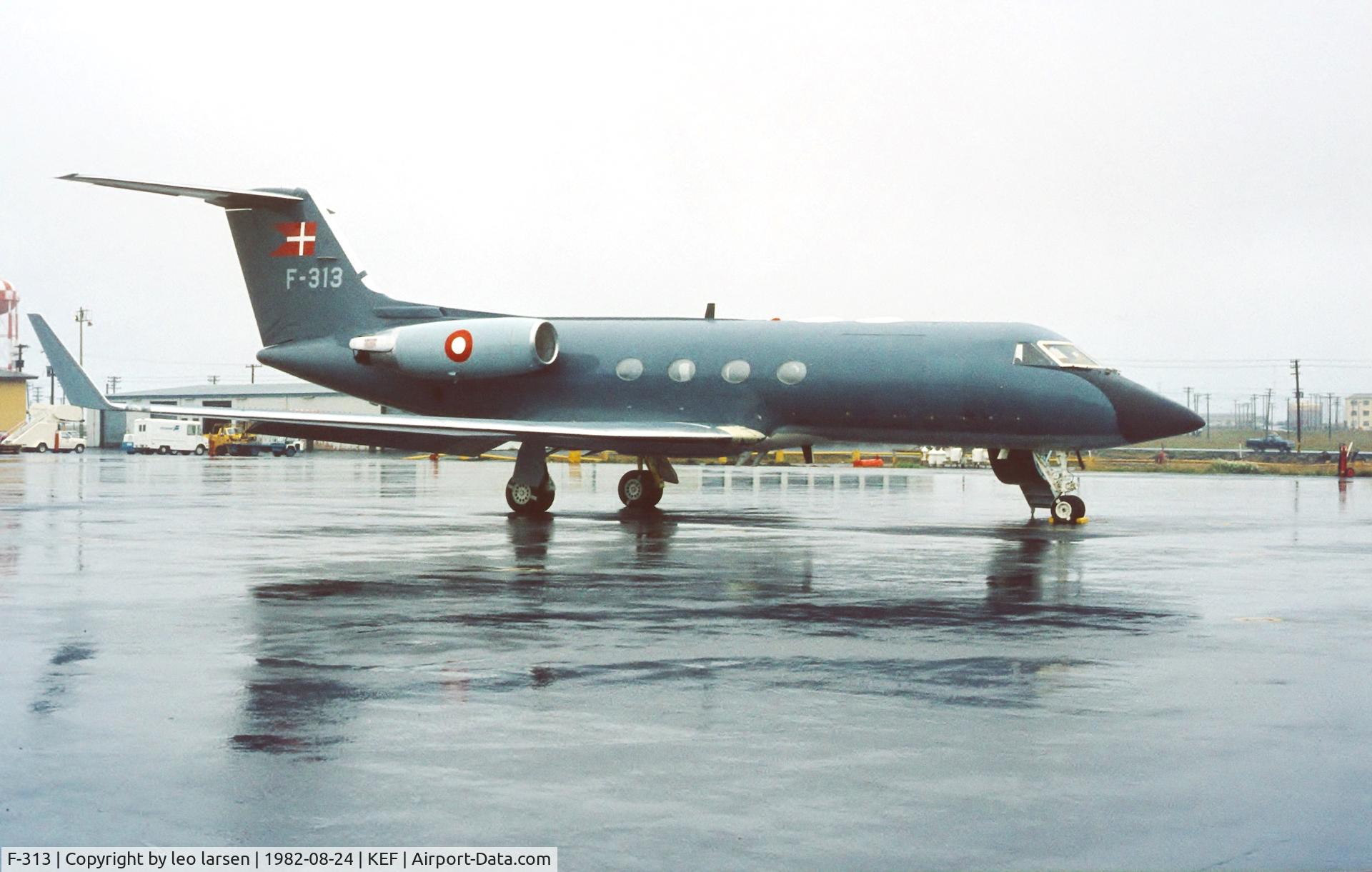 F-313, 1981 Gulfstream American G-1159A Gulfstream III Gulfstream III C/N 313, Keflavik 24.8.1982
