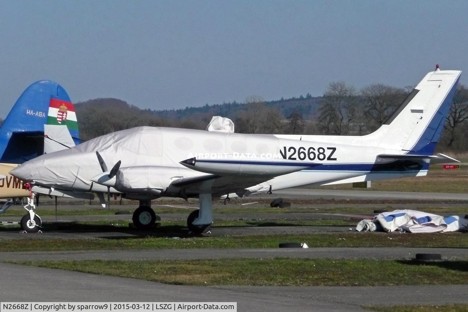 N2668Z, 1979 Cessna 340A C/N 340A0731, At Grenchen. Waiting for refurbishment and reregistration to HB-LZZ.