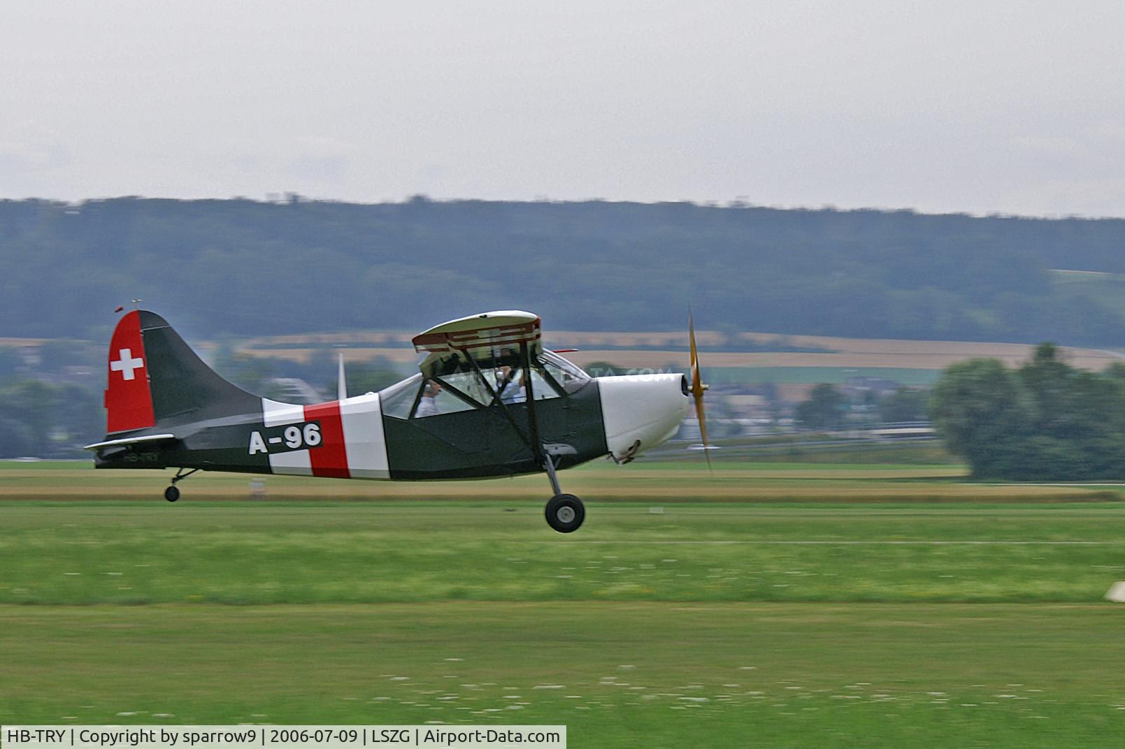 HB-TRY, 1942 Stinson L-5 Sentinel C/N 76-1427, At Grenchen.