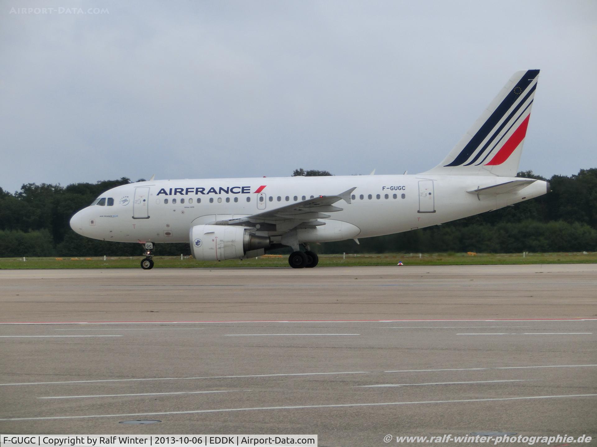 F-GUGC, 2002 Airbus A318-111 C/N 2071, Airbus A318-111 - AF AFR Air France - 2071 - F-GUGC - 06.10.2013 - CGN