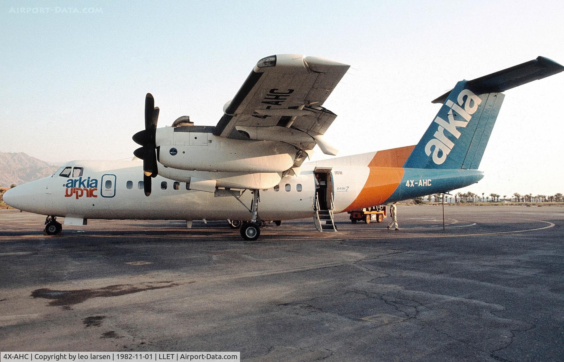 4X-AHC, 1982 De Havilland Canada DHC-7-102 Dash 7 C/N 82, Eilat 1.11.1982