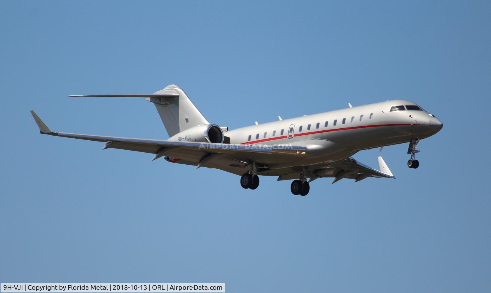 9H-VJI, 2013 Bombardier BD-700-1A10 Global 6000 C/N 9593, Vista Jet