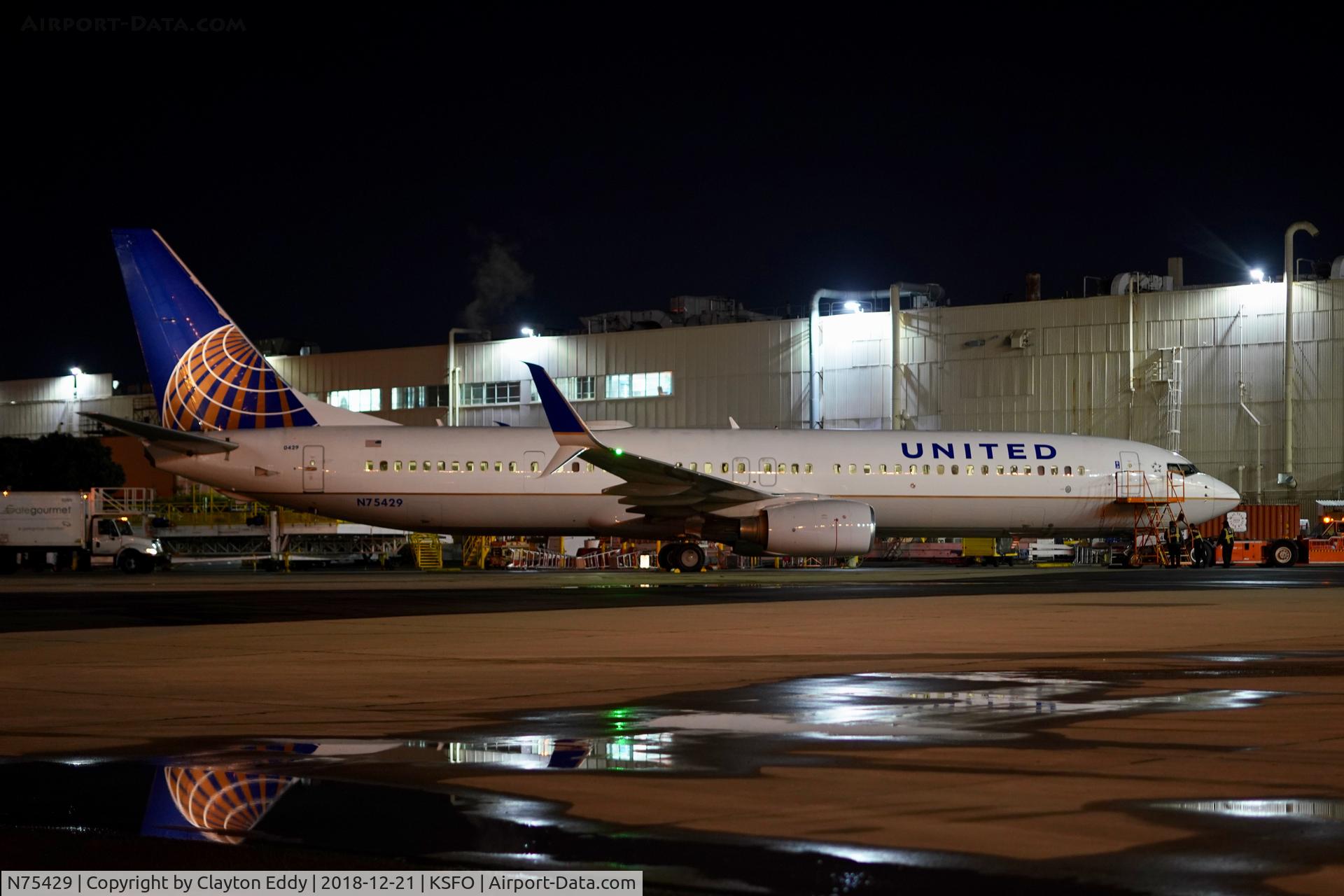 N75429, 2008 Boeing 737-924/ER C/N 30130, SFO 2018.