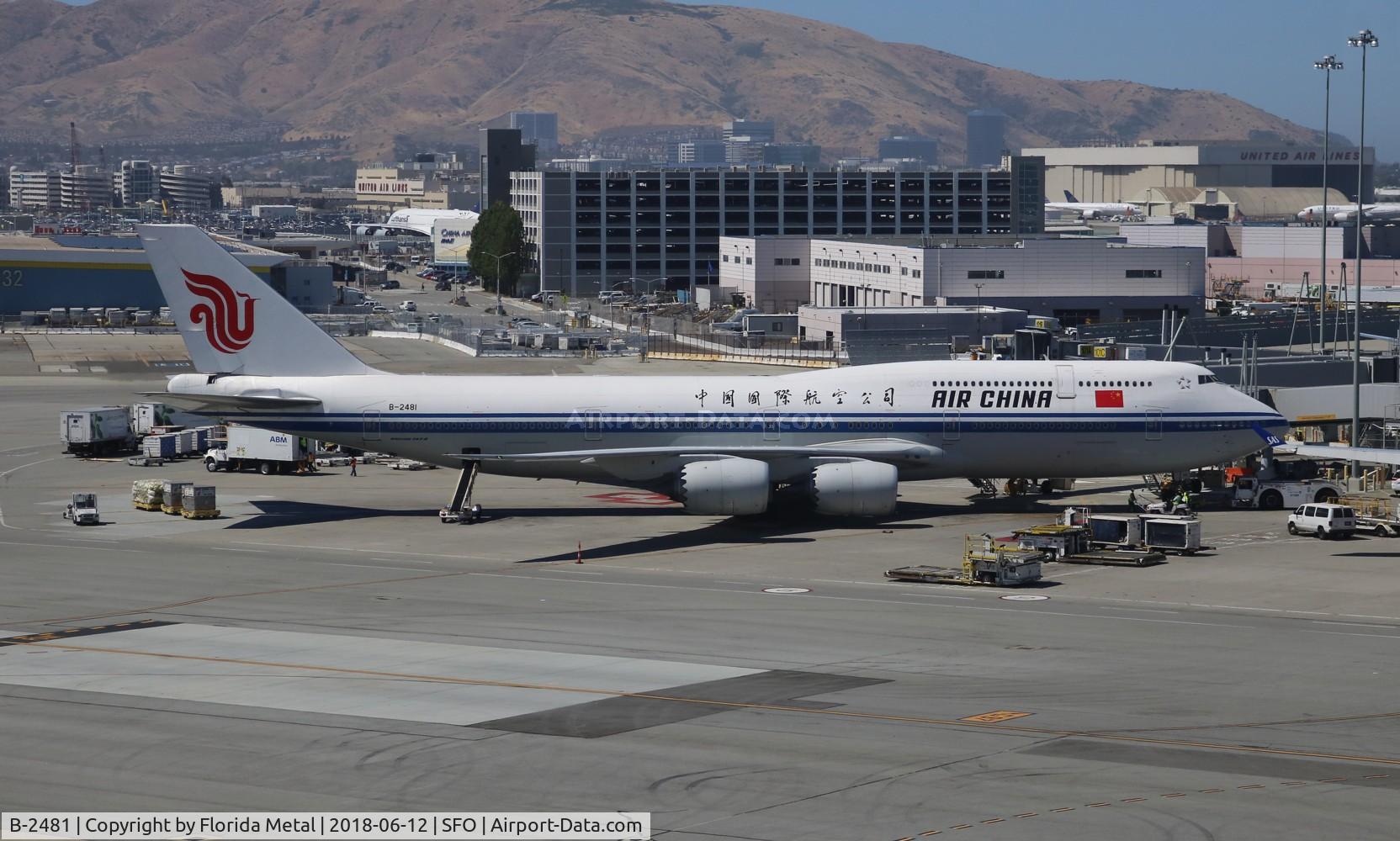 B-2481, 2015 Boeing 747-89L C/N 41847, Air China