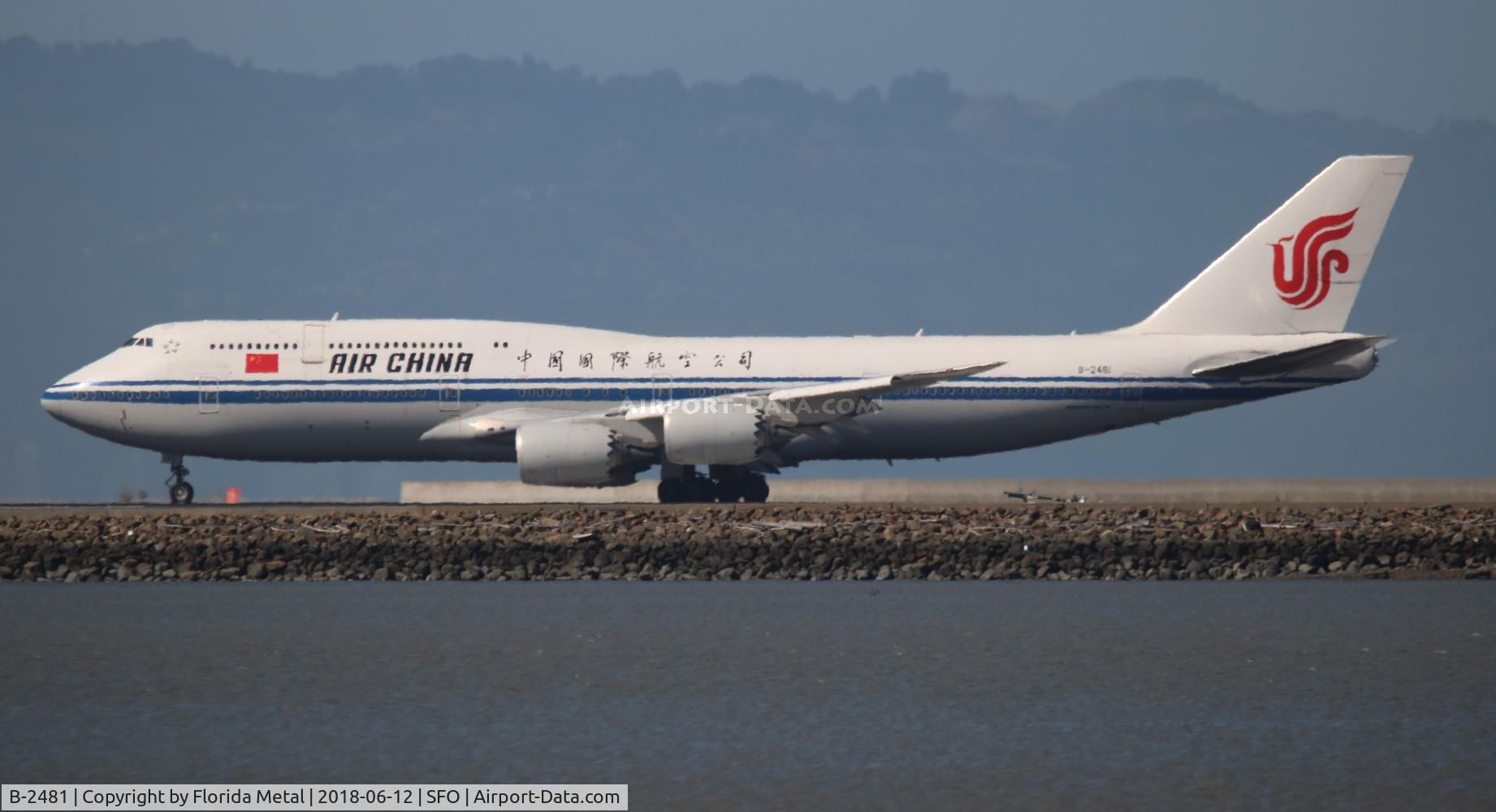 B-2481, 2015 Boeing 747-89L C/N 41847, Air China