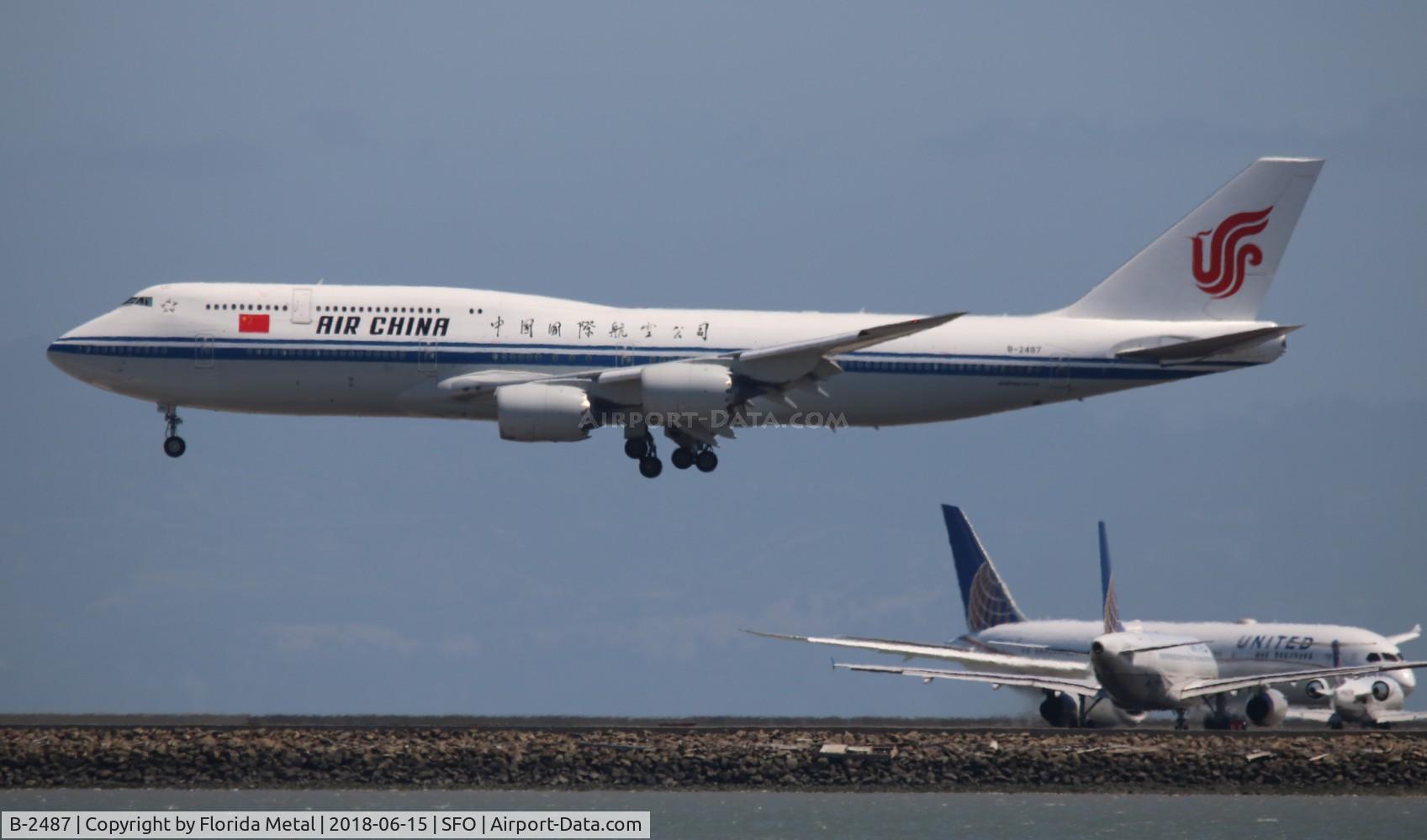 B-2487, 2014 Boeing 747-89L C/N 44932, Air China