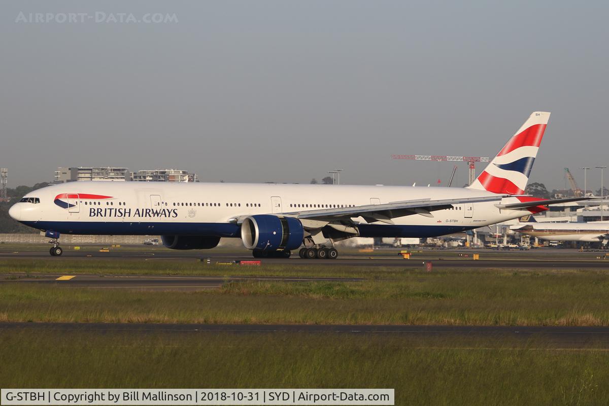 G-STBH, 2013 Boeing 777-336/ER C/N 38431, in from SIN