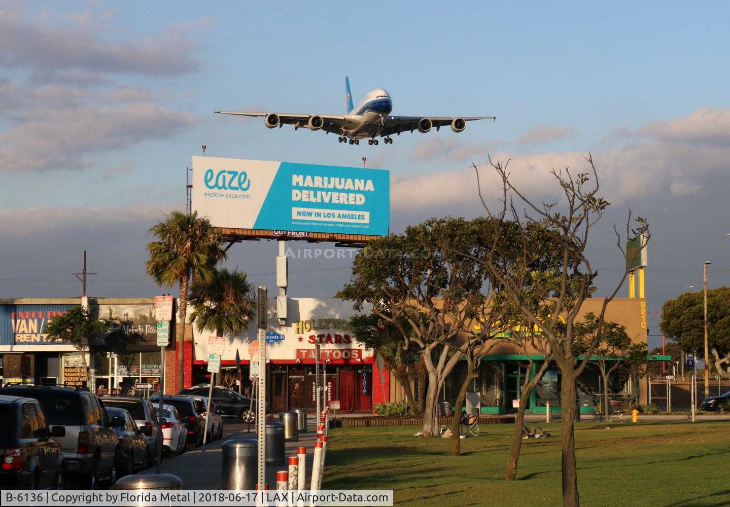 B-6136, 2011 Airbus A380-841 C/N 031, China Southern