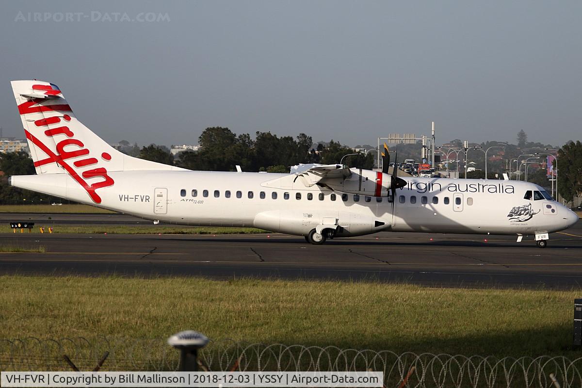 VH-FVR, 2012 ATR 72-600 (72-212A) C/N 1058, taxiing