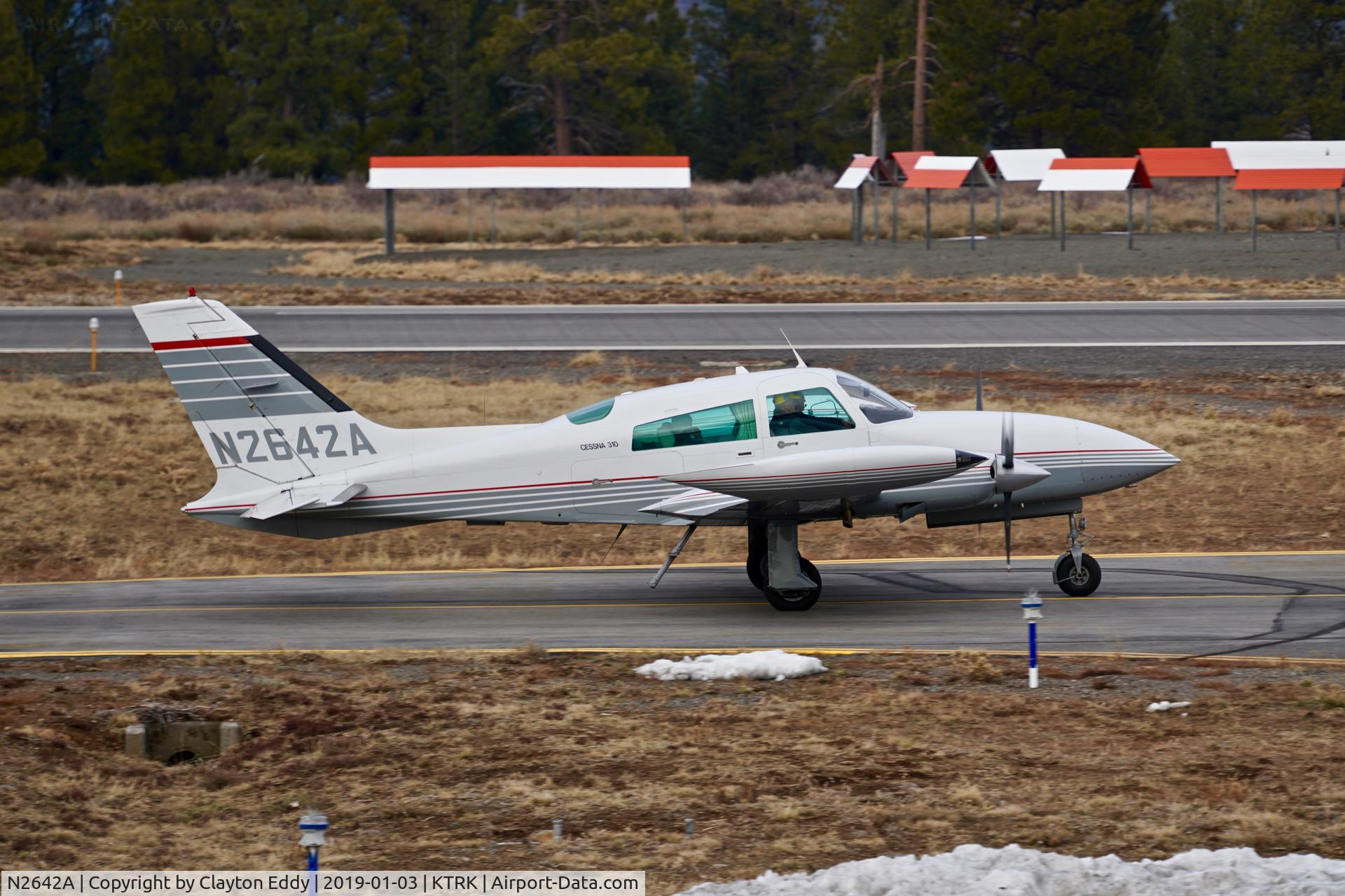 N2642A, 1979 Cessna T310R C/N 310R1682, Truckee Airport California 2019.