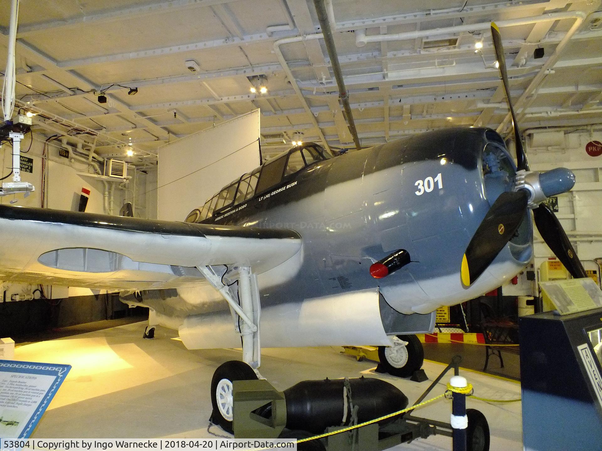 53804, 1945 Grumman TBM-3E Avenger C/N 3866, Grumman (General Motors) TBM-3E Avenger at the USS Lexington Museum, Corpus Christi TX