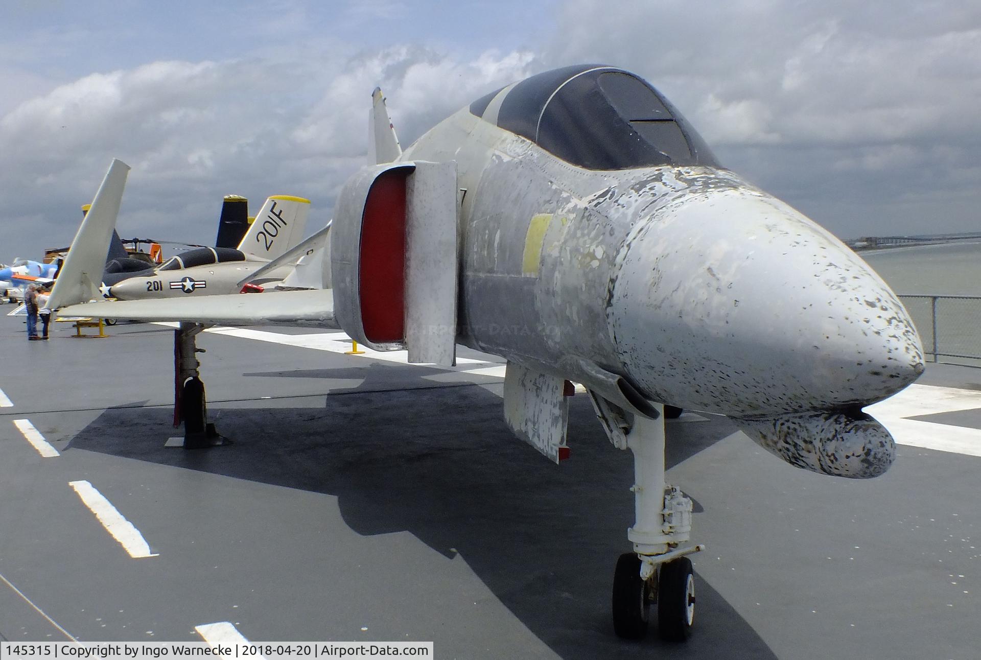 145315, McDonnell F-4A Phantom II C/N 16, McDonnell F4H-1F (F-4A) Phantom II at the USS Lexington Museum, Corpus Christi TX