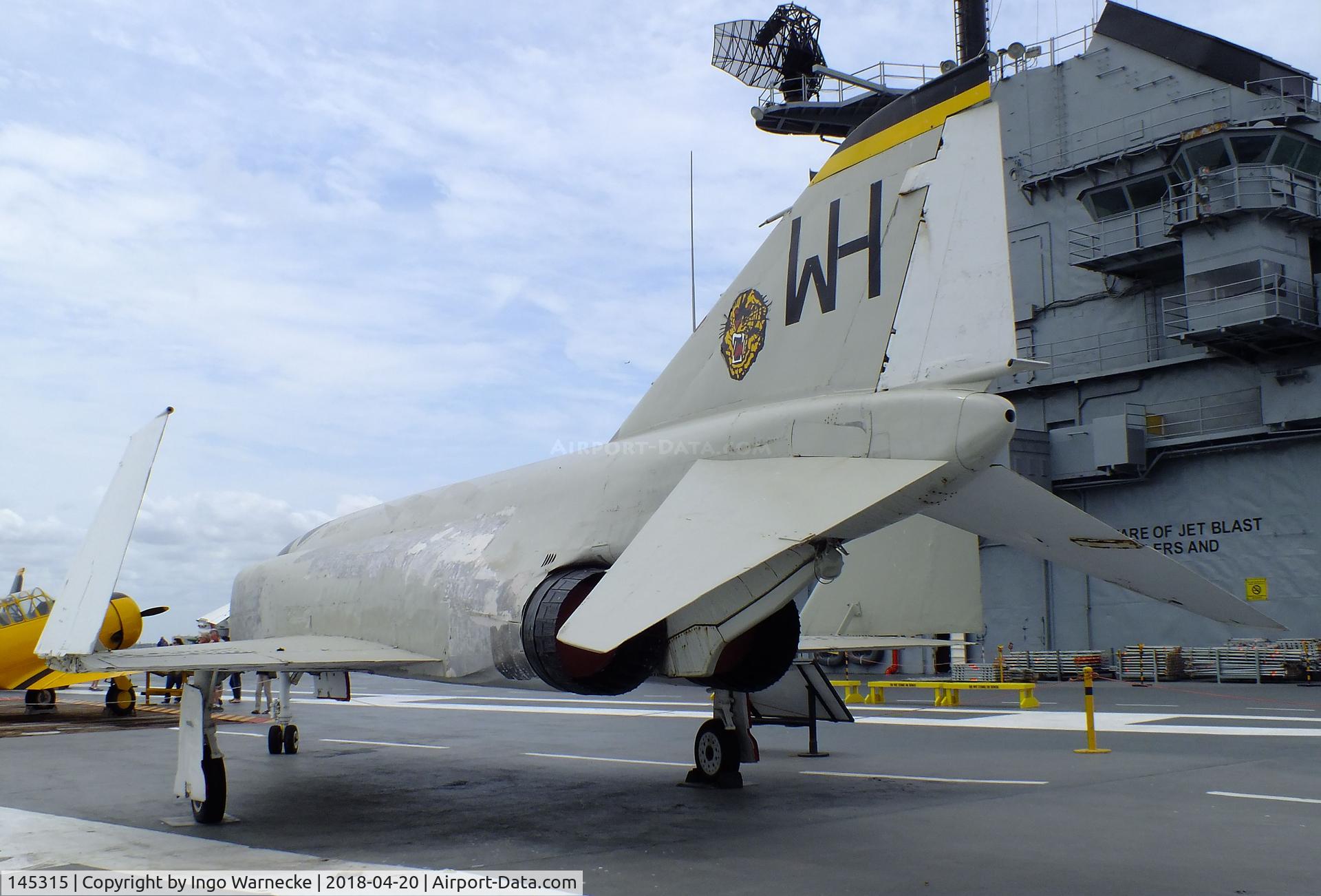 145315, McDonnell F-4A Phantom II C/N 16, McDonnell F4H-1F (F-4A) Phantom II at the USS Lexington Museum, Corpus Christi TX