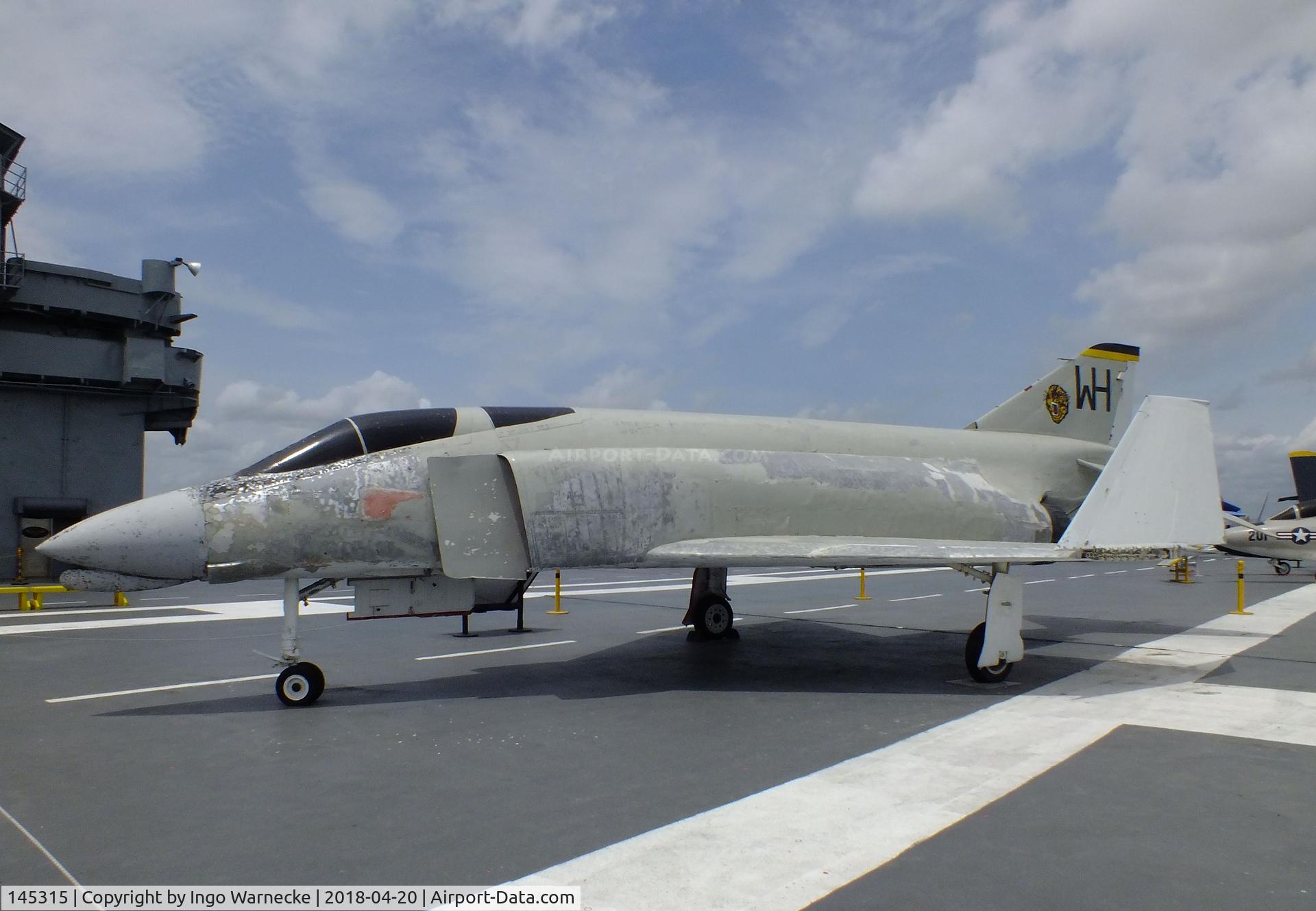 145315, McDonnell F-4A Phantom II C/N 16, McDonnell F4H-1F (F-4A) Phantom II at the USS Lexington Museum, Corpus Christi TX