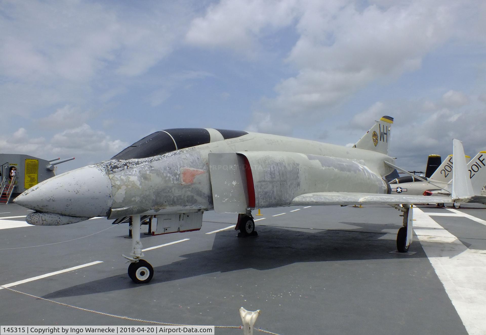 145315, McDonnell F-4A Phantom II C/N 16, McDonnell F4H-1F (F-4A) Phantom II at the USS Lexington Museum, Corpus Christi TX