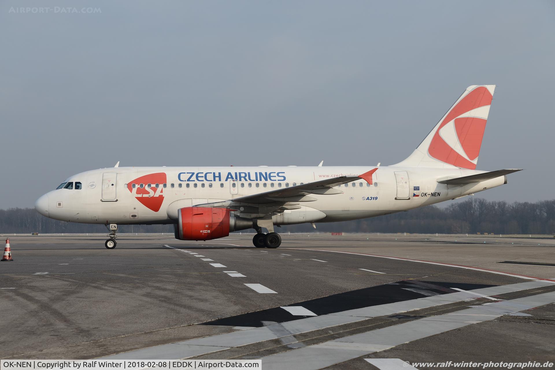 OK-NEN, 2008 Airbus A319-112 C/N 3436, Airbus A319-112 - OK CSA CSA Czech Airlines 'Labe'  - 3436 - OK-NEN - 08.02.2018 - CGN