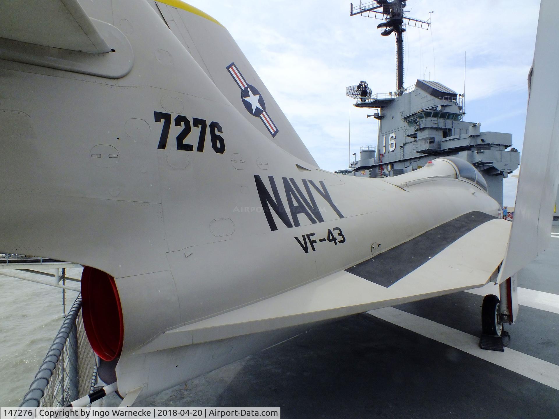 147276, Grumman TF-9J Cougar C/N Not found 147276, Grumman F9F-8T (TF-9J) Cougar at the USS Lexington Museum, Corpus Christi TX