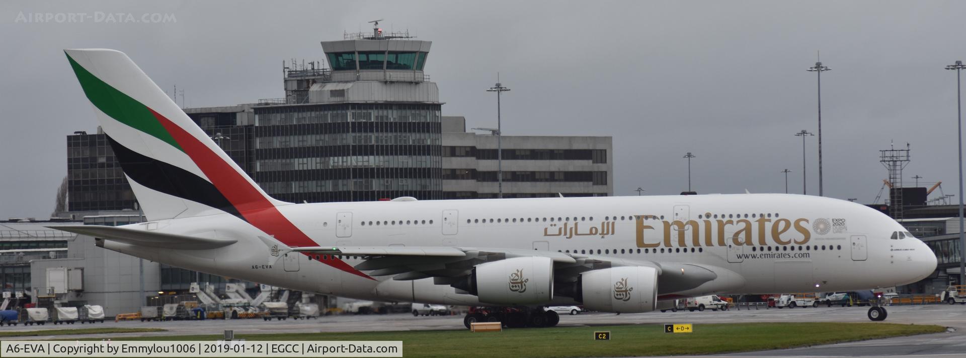 A6-EVA, 2018 Airbus A380-842 C/N 167, MANCHESTER AVP