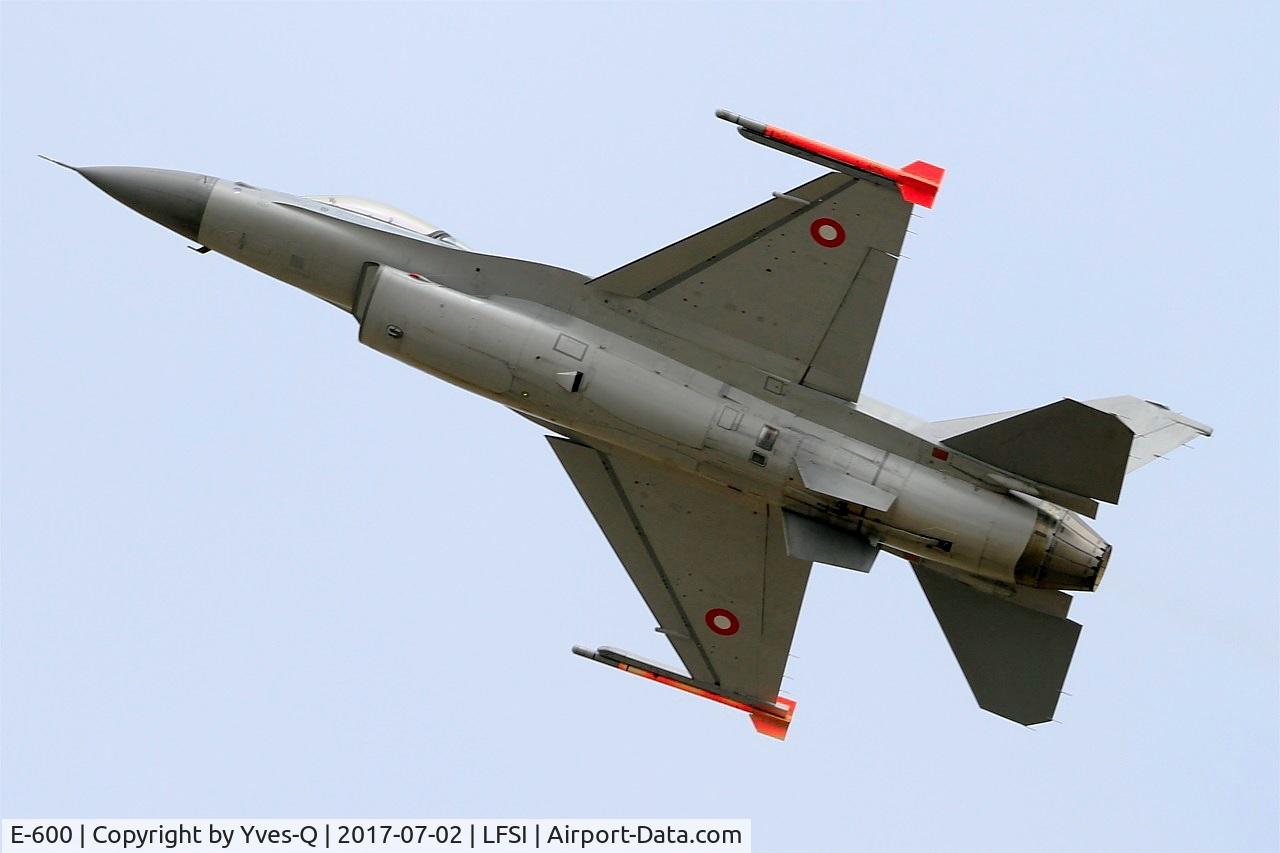 E-600, 1980 SABCA F-16AM Fighting Falcon C/N 6F-35, Royal Danish Air Force SABCA F-16AM Fighting Falcon, On display, St Dizier-Robinson Air Base 113 (LFSI) Open day 2017