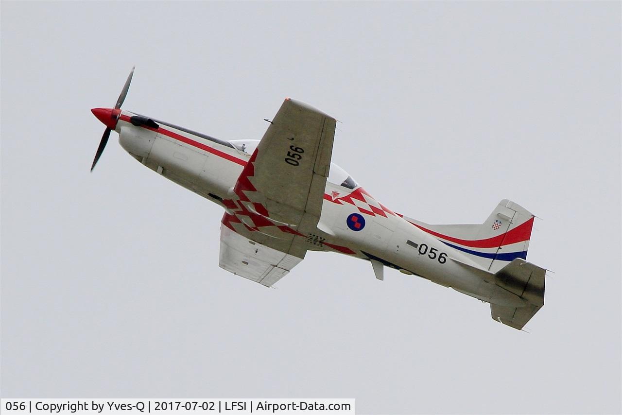 056, Pilatus PC-9M C/N 619, Pilatus PC-9M, Croatian Air Force aerobatic team, On display, St Dizier-Robinson Air Base 113 (LFSI) Open day 2017
