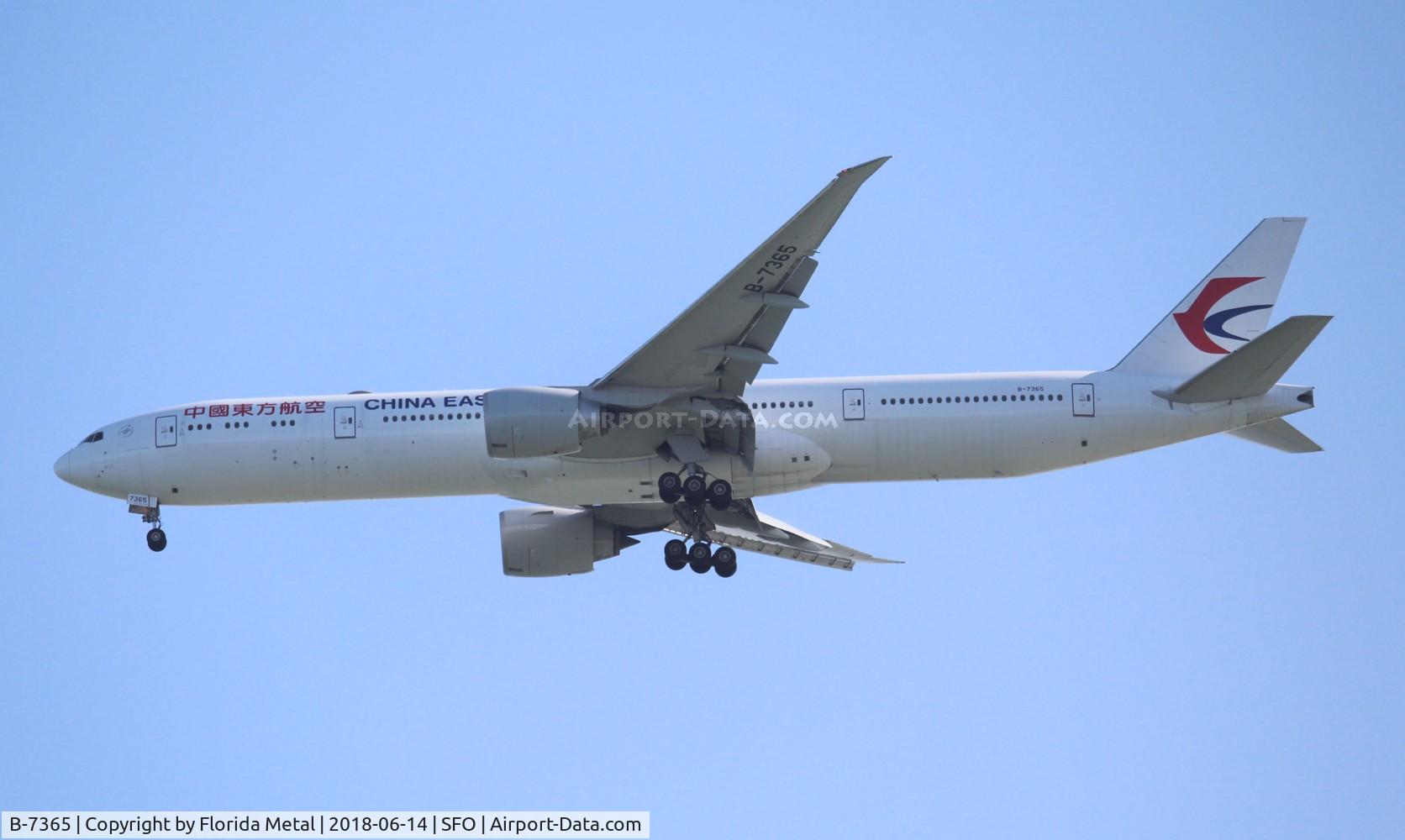 B-7365, 2016 Boeing 777-39P/ER C/N 43280, China Eastern