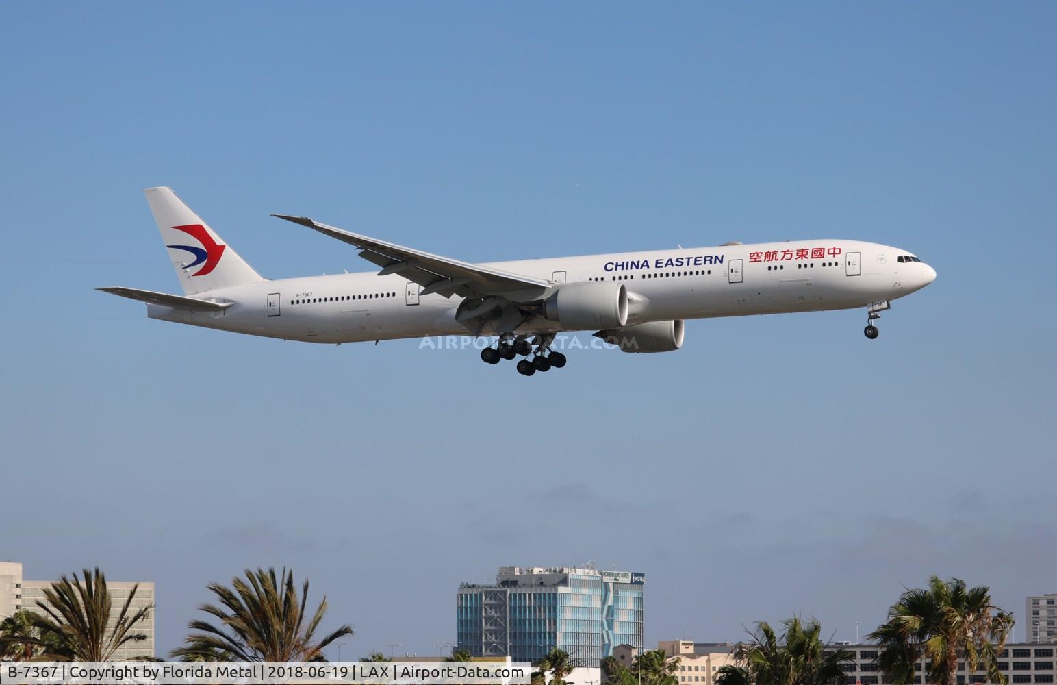 B-7367, 2016 Boeing 777-31B/ER C/N 43281, China Eastern