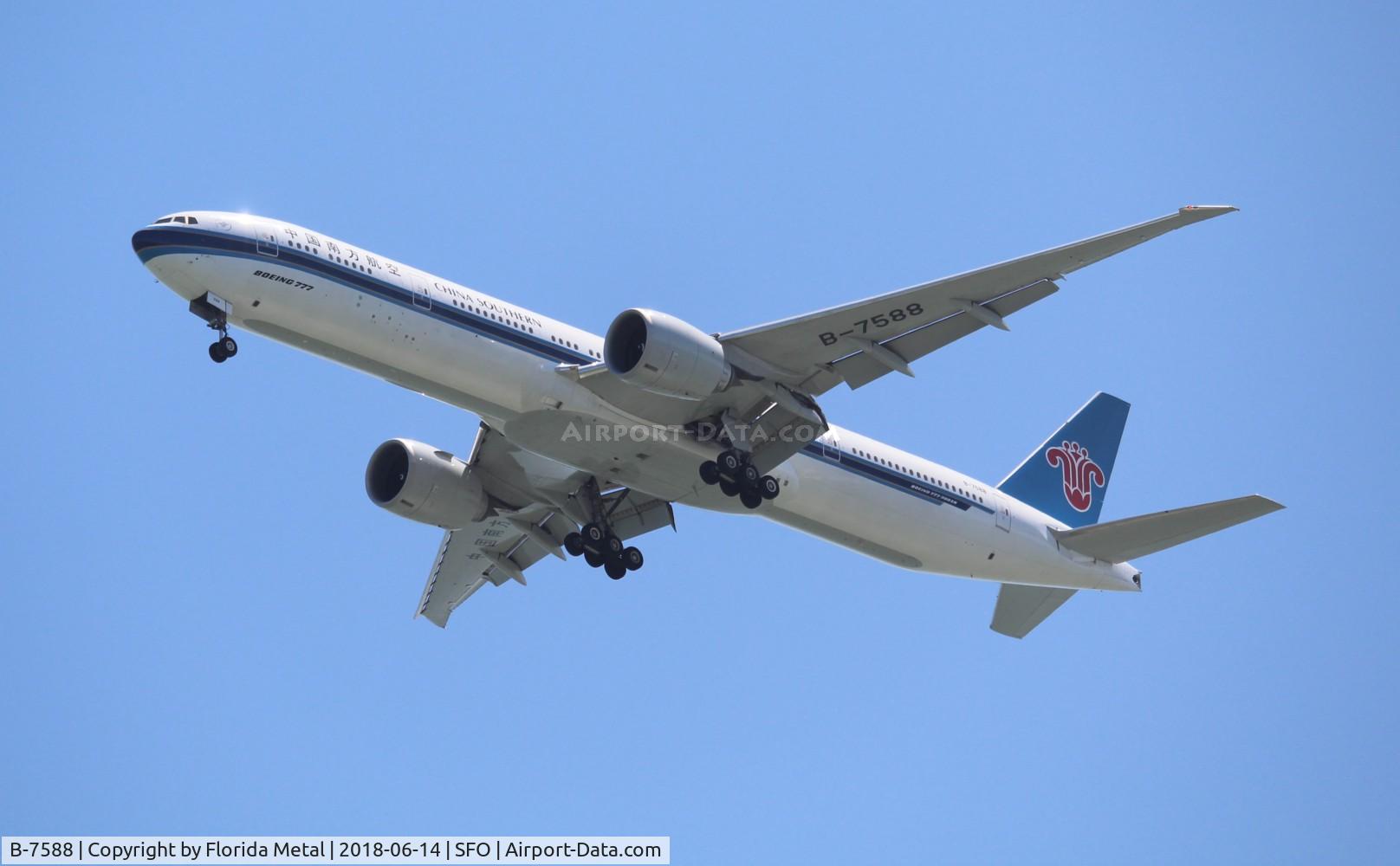 B-7588, 2016 Boeing 777-300/ER C/N 43228, China Southern