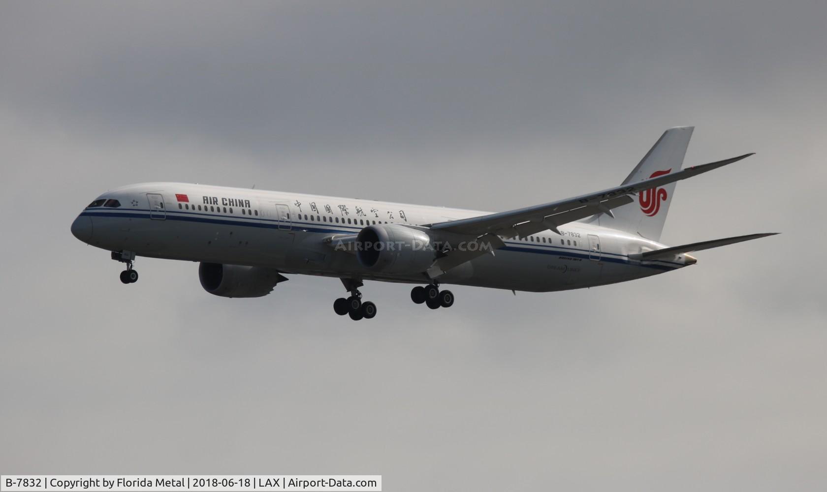 B-7832, 2016 Boeing 787-9 Dreamliner C/N 34309, Air China