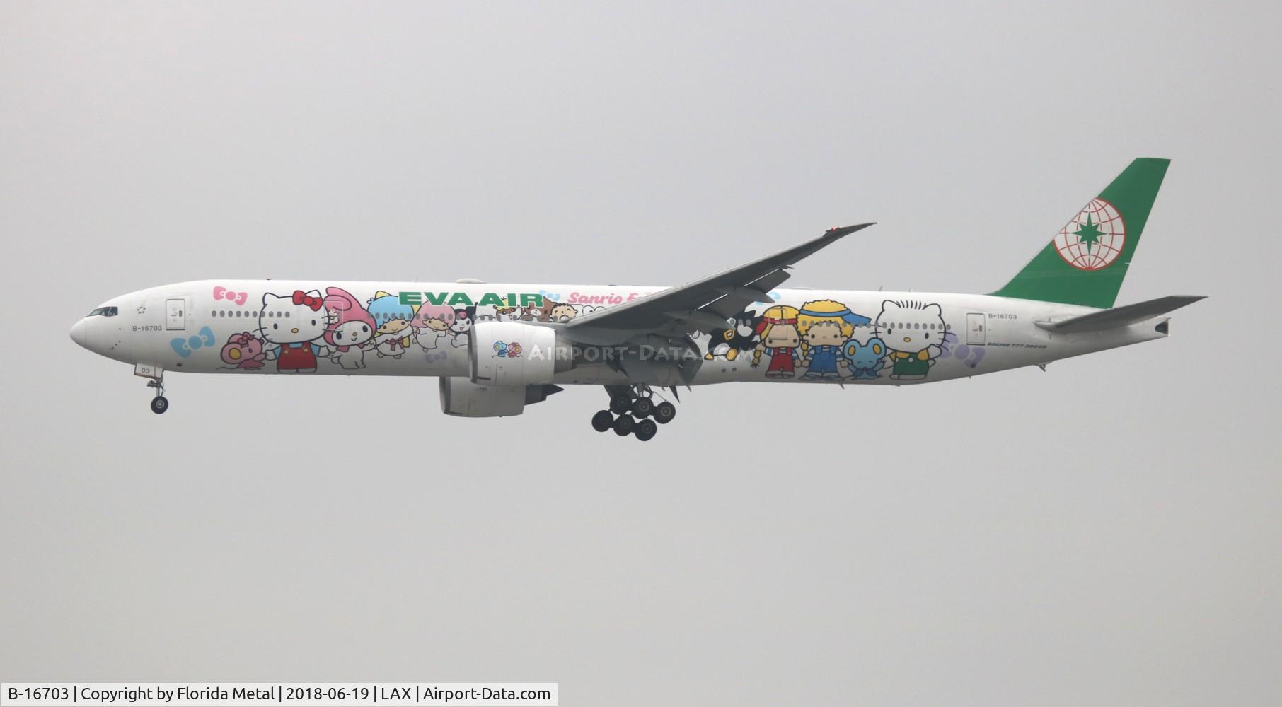 B-16703, 2006 Boeing 777-35E/ER C/N 32643, Eva Air Hello Kitty