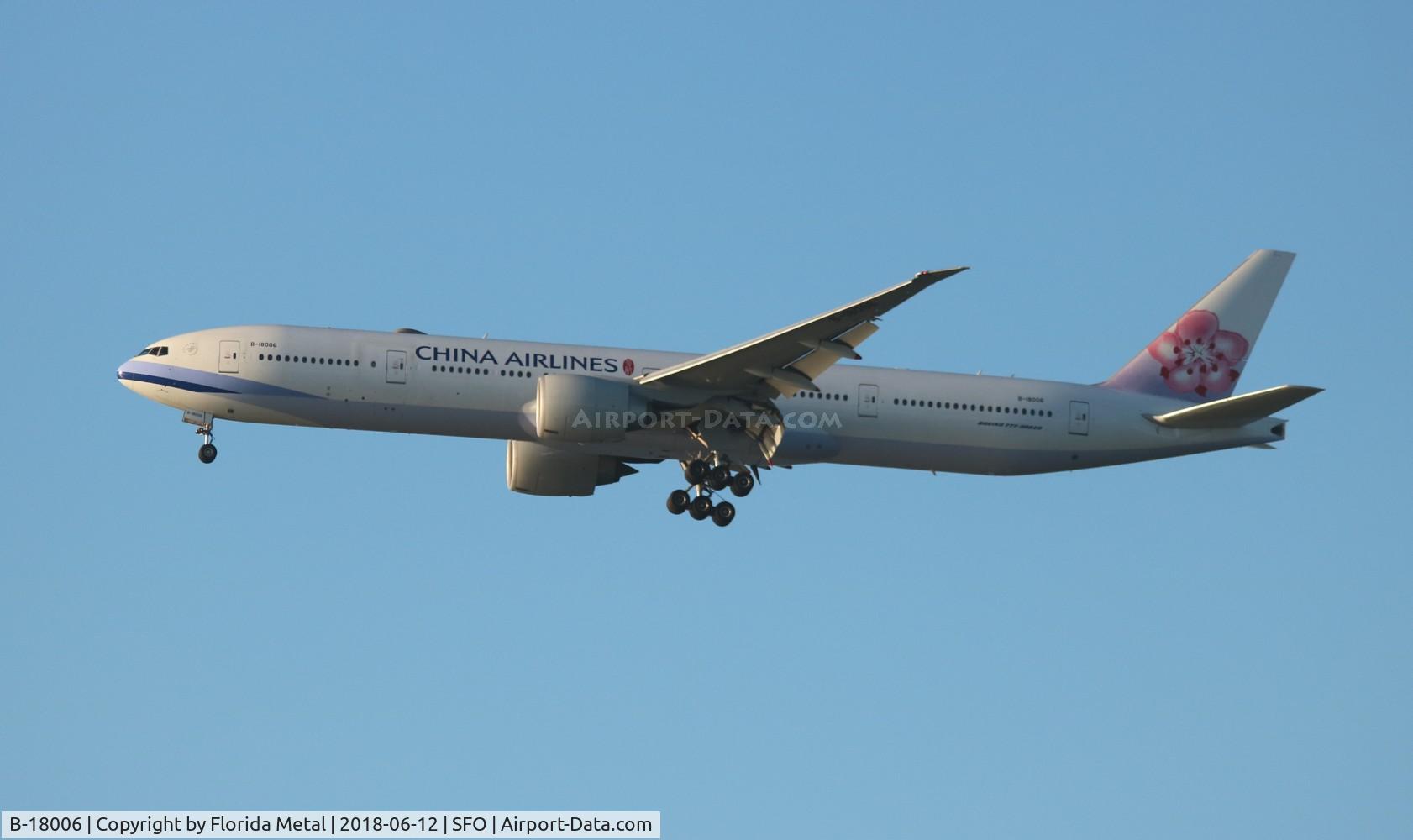 B-18006, 2016 Boeing 777-309/ER C/N 43981, China Airlines