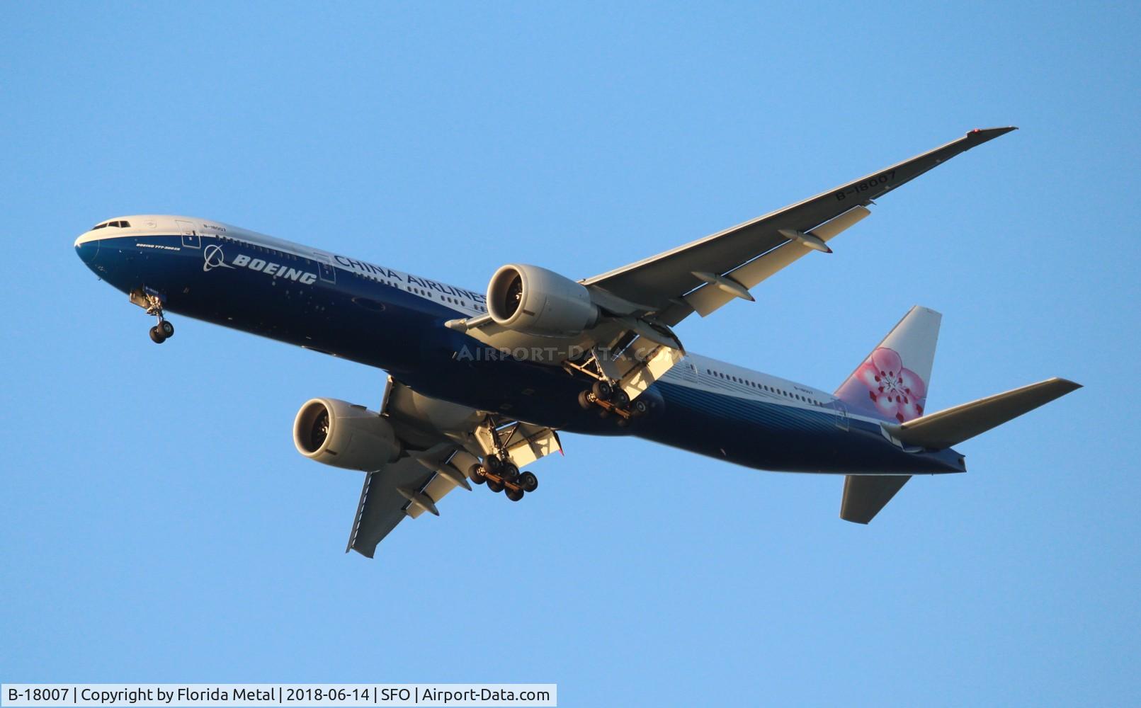 B-18007, 2016 Boeing 777-309/ER C/N 43982, China Airlines