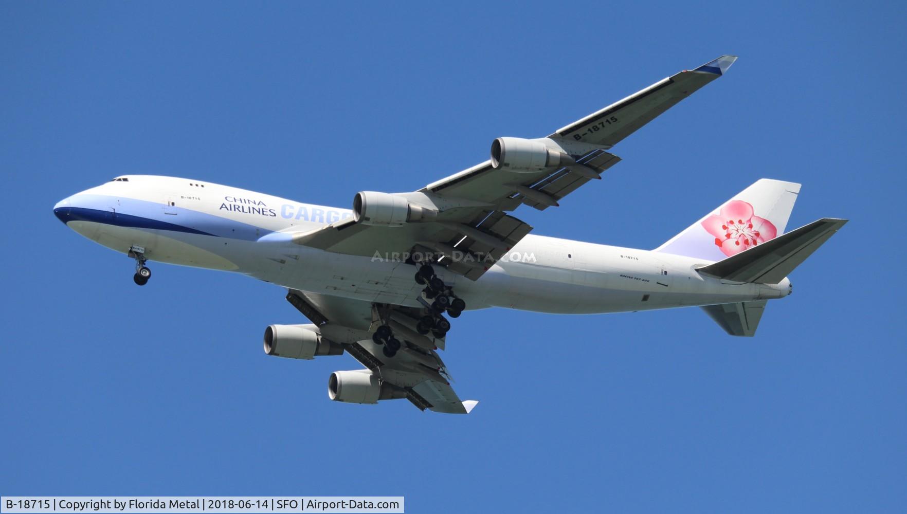 B-18715, 2003 Boeing 747-409F/SCD C/N 33731, China Airlines Cargo