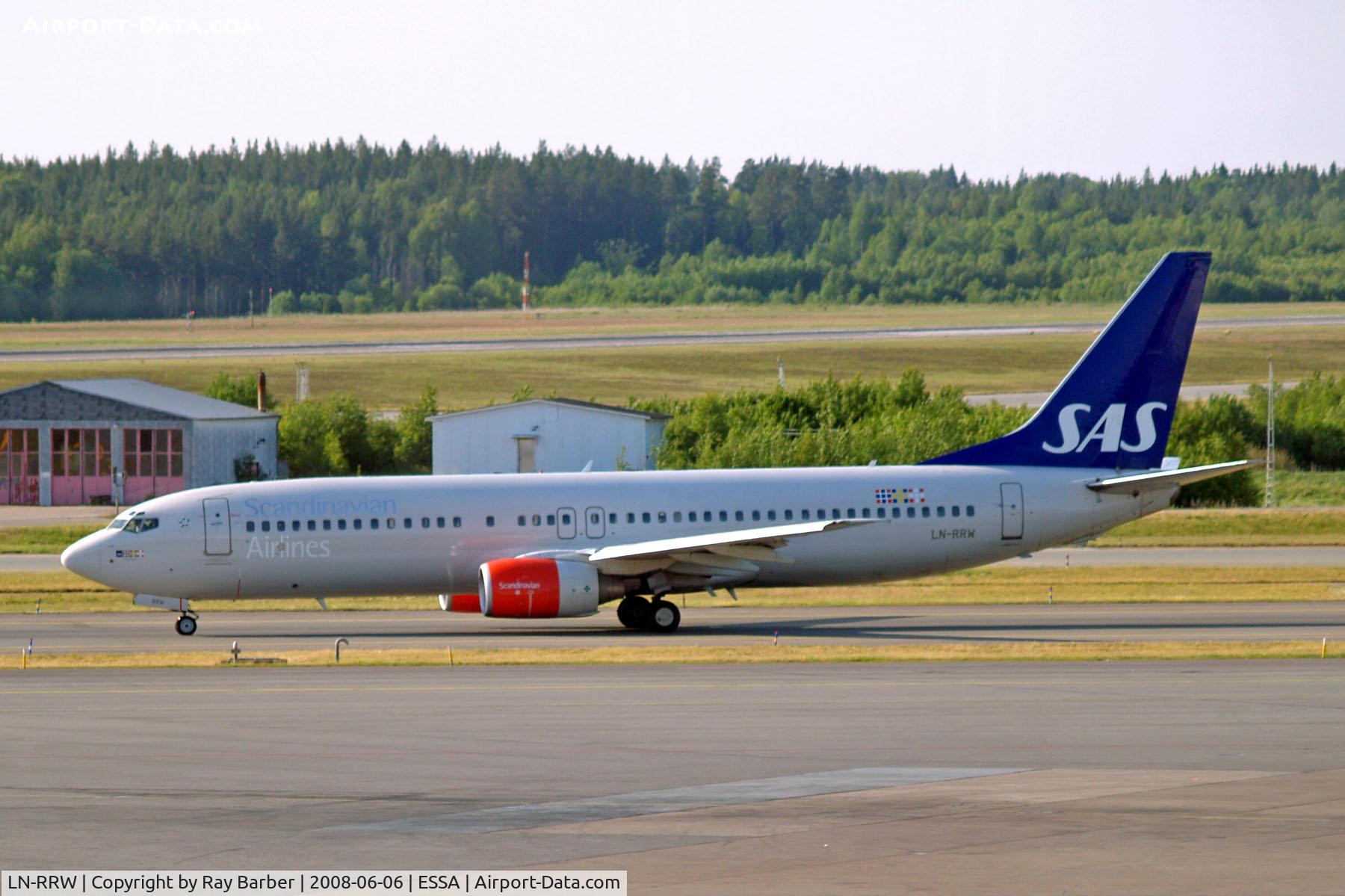 LN-RRW, 2004 Boeing 737-883 C/N 32277, LN-RRW   Boeing 737-883 [32277] (SAS Scandinavian Airlines) Stockholm-Arlanda~SE 06/06/2008