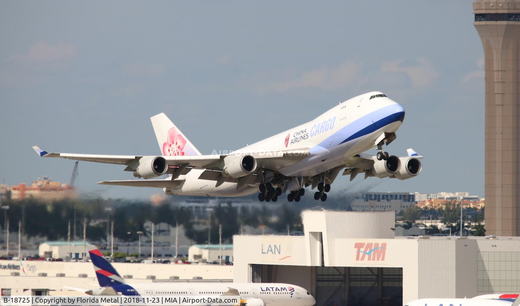 B-18725, 2007 Boeing 747-409F/SCD C/N 30771, China Airlines Cargo