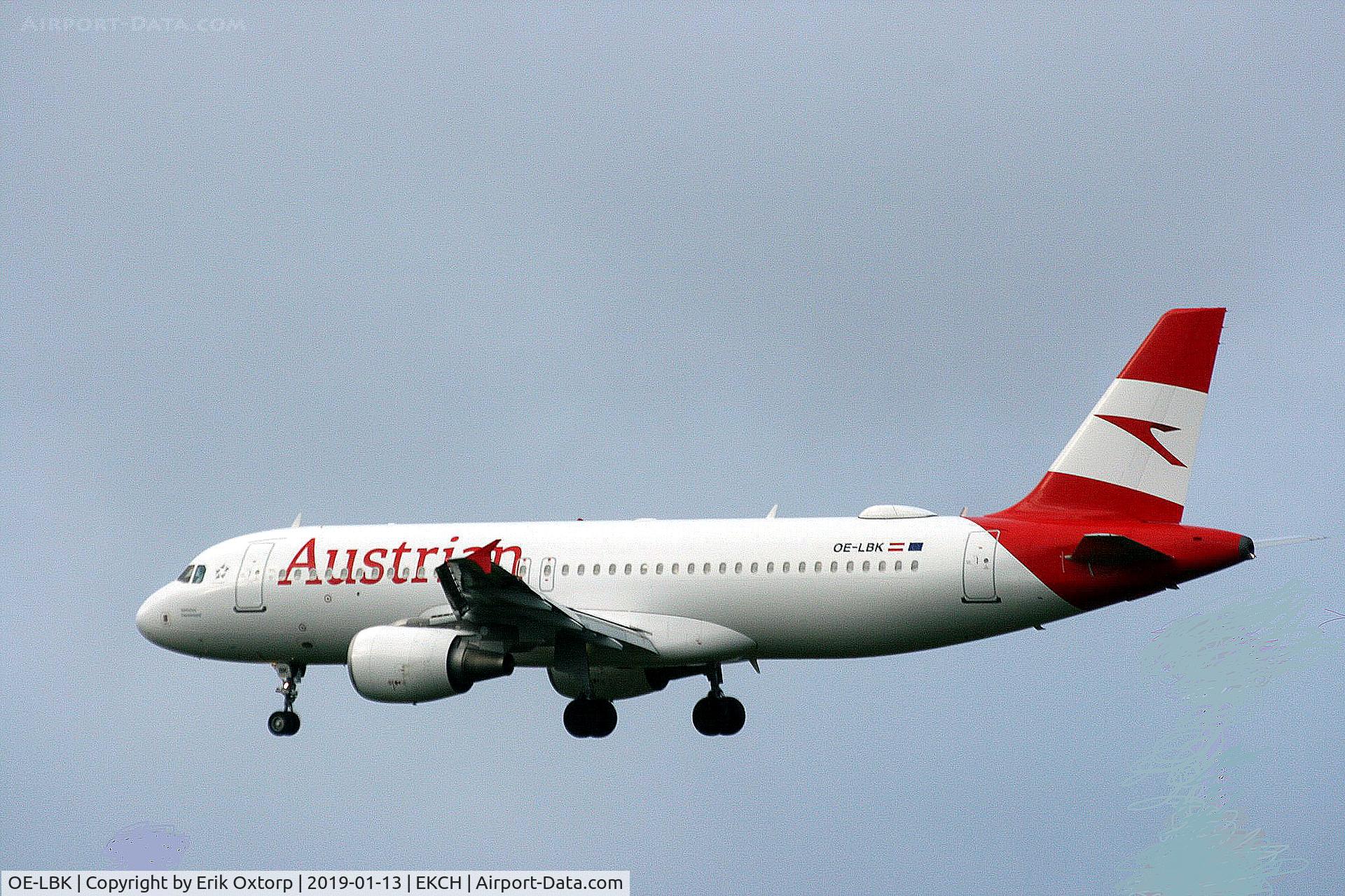 OE-LBK, 2003 Airbus A320-214 C/N 1931, OE-LBK landing rw 22l