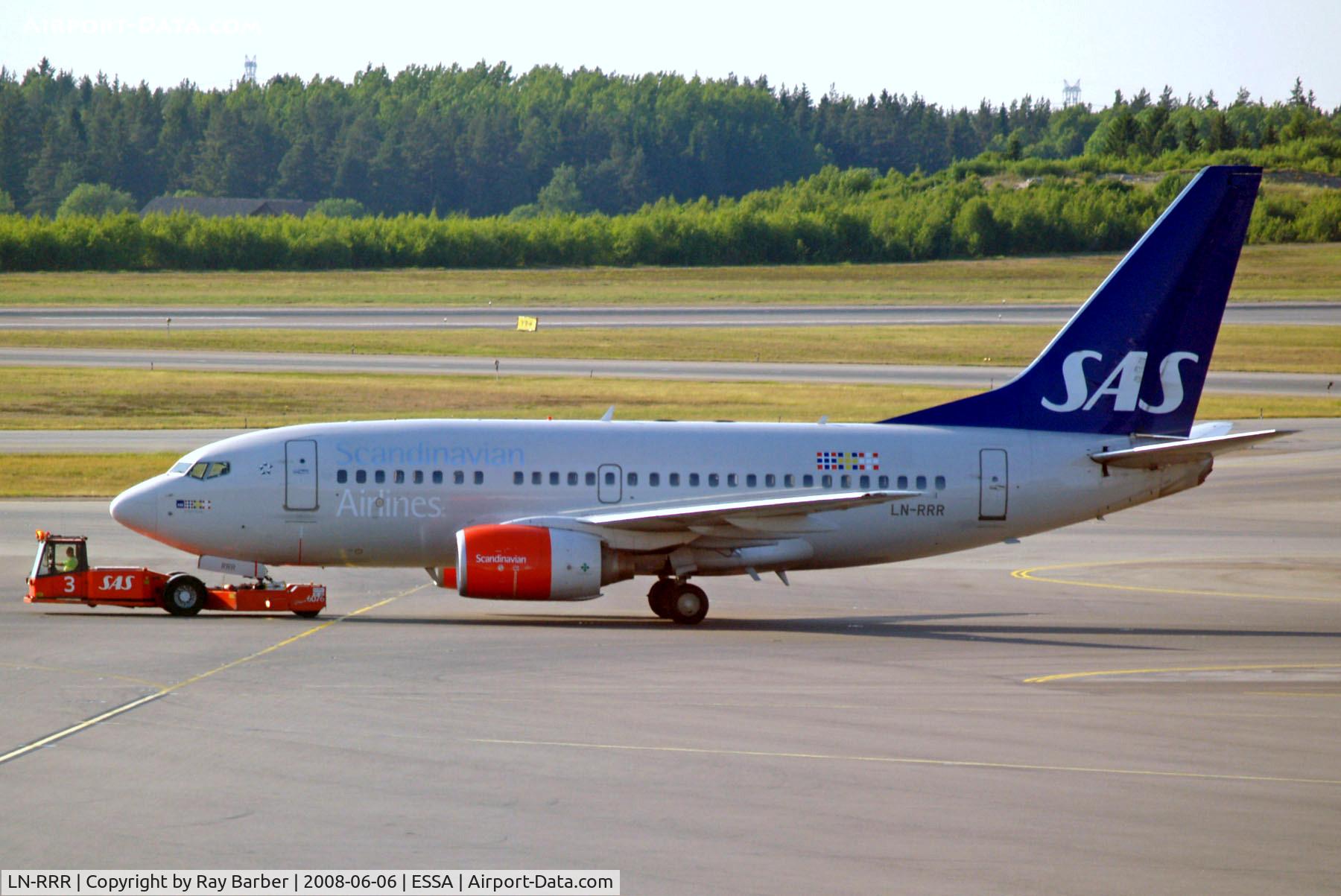 LN-RRR, 1999 Boeing 737-683 C/N 28309, LN-RRR   Boeing 737-683 [28309] (SAS Scandinavian Airlines) Stockholm-Arlanda~SE 06/06/2008