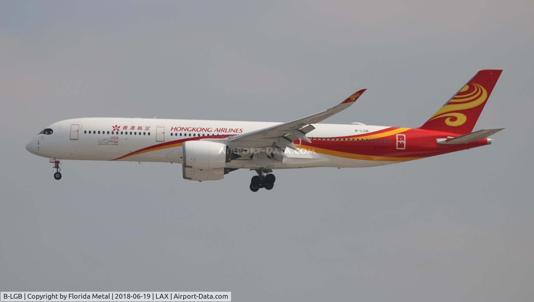 B-LGB, 2017 Airbus A350-941 C/N 153, Hong Kong Airlines