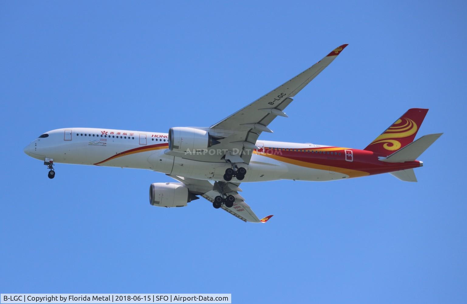 B-LGC, 2017 Airbus A350-941 C/N 168, Hong Kong Airlines