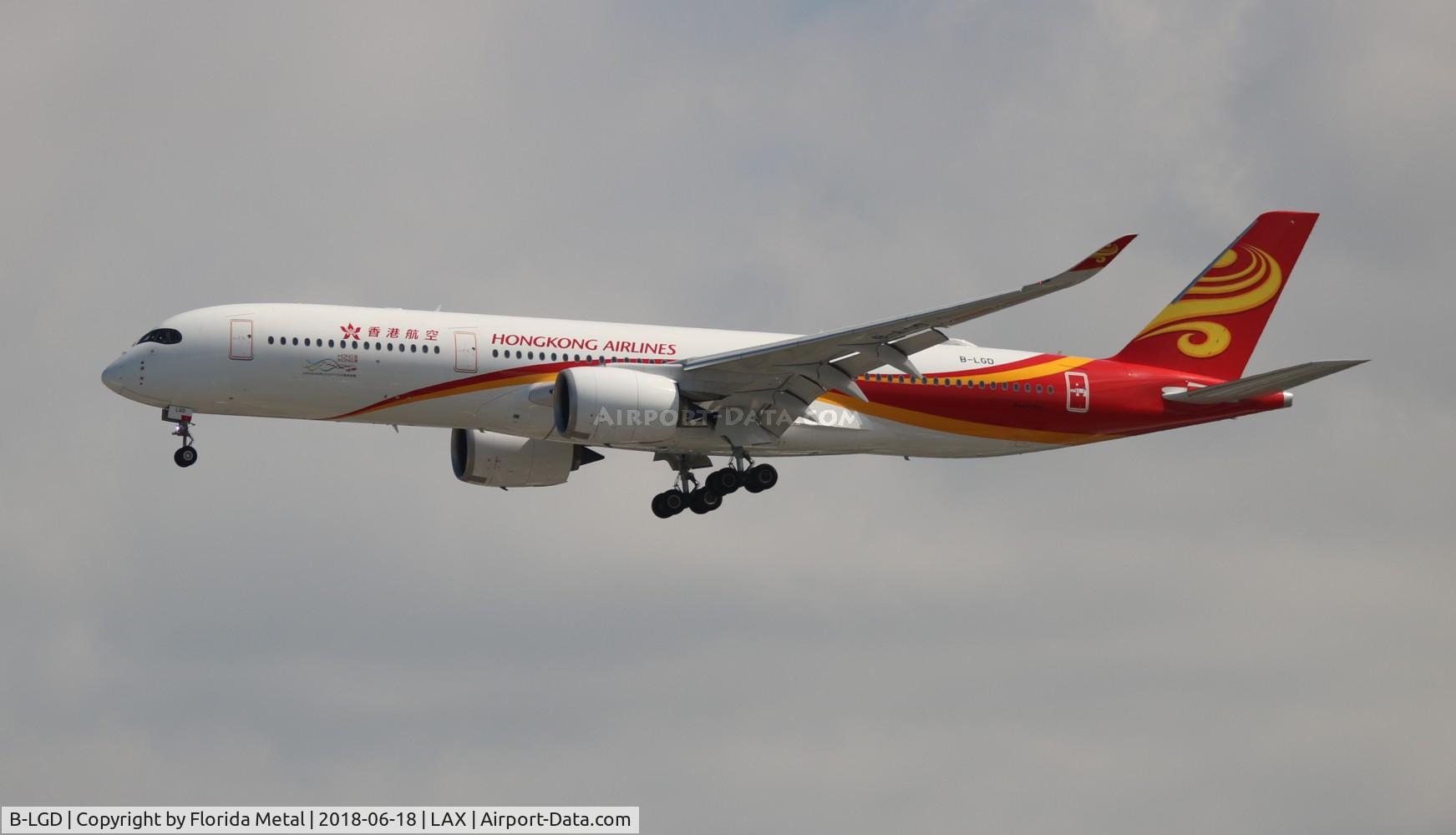 B-LGD, 2018 Airbus A350-941 C/N 187, Hong Kong Airlines