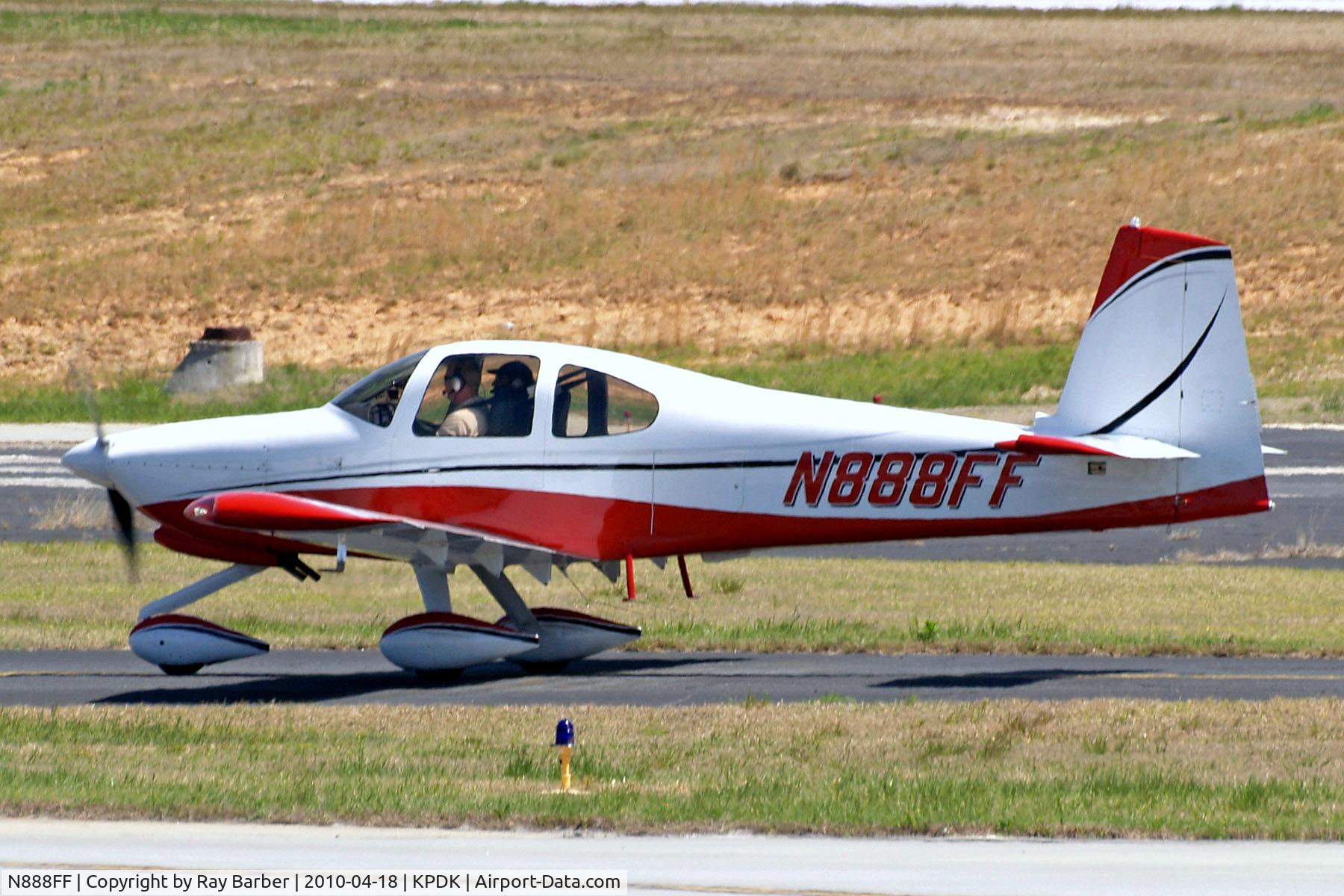 N888FF, 2007 Vans RV-10 C/N 40218, N888FF   Van's RV-10 [40218] Atlanta-Dekalb Peachtree~N 18/04/2010