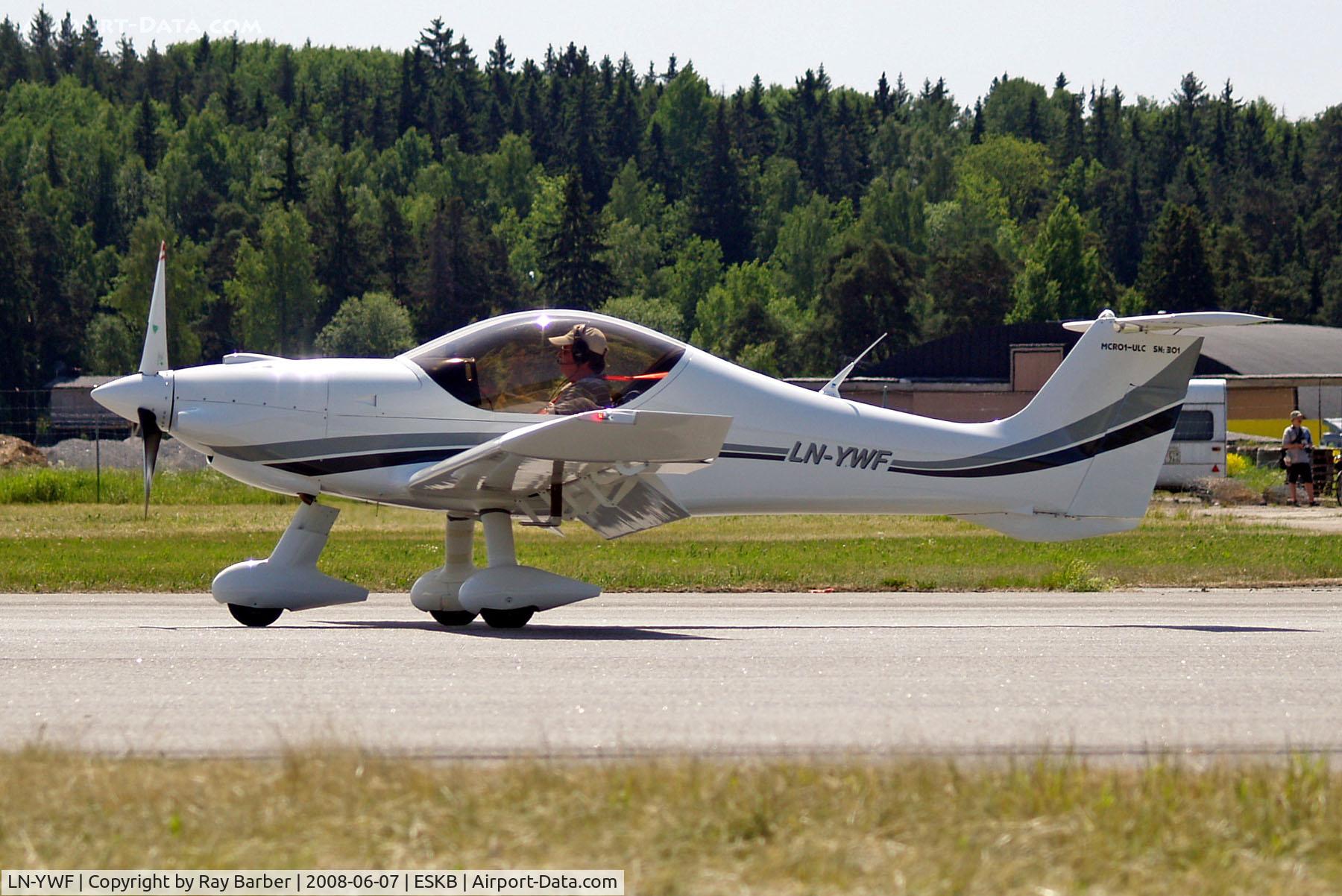 LN-YWF, 2007 Dyn'Aero MCR-01 Banbi C/N 301, LN-YWF   Dyn Aero MCR-01 ULC Banbi [301] Stockholm-Barkarby~SE 07/06/2008