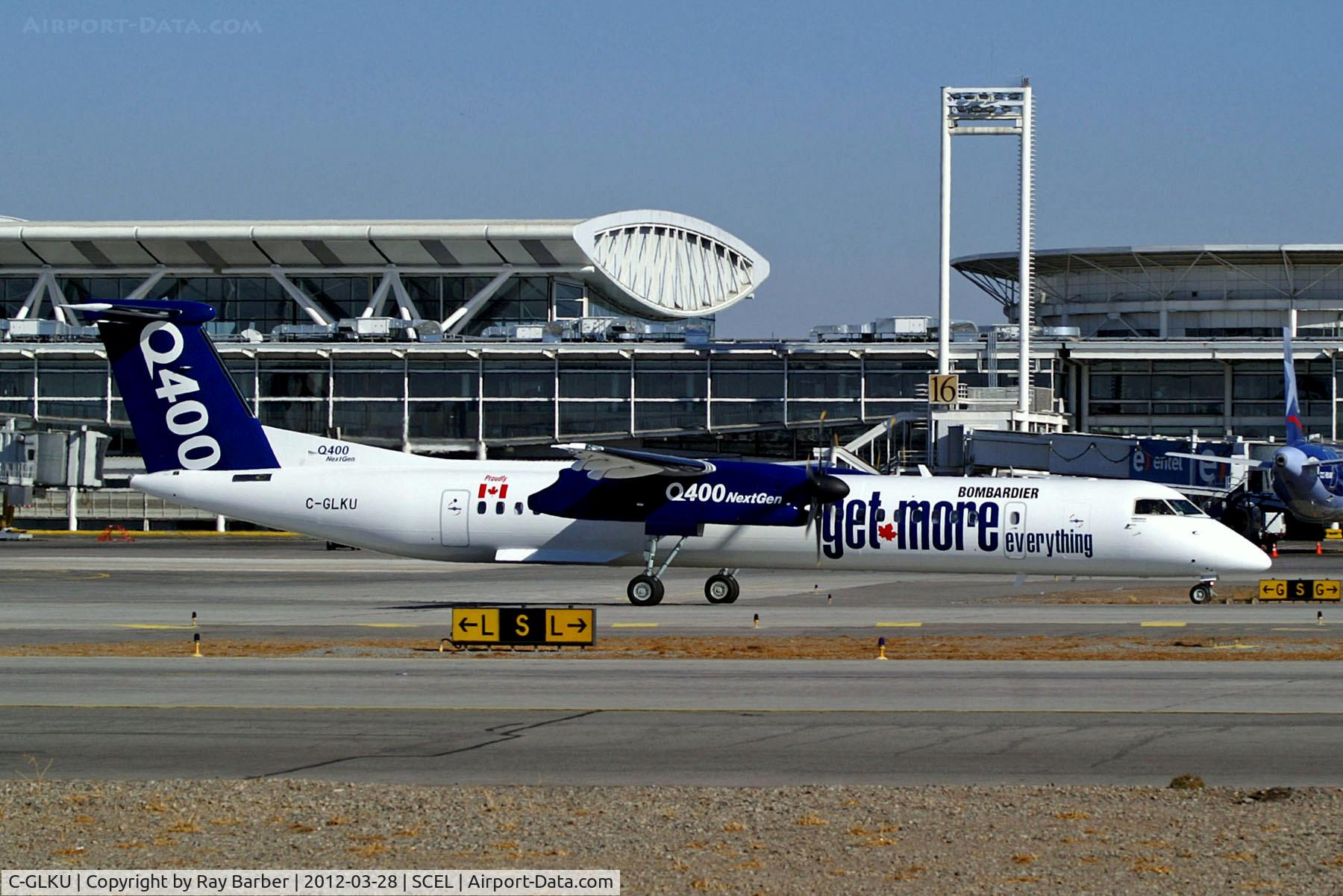 C-GLKU, 2012 De Havilland Canada DHC-8-402Q Dash 8 C/N 4398, C-GLKU   Bombardier DHC-8Q-402NG Dash 8 [4398] (Bombardier) Santiago-Arturo Merino Benitez Int'l~CC 28/03/2012