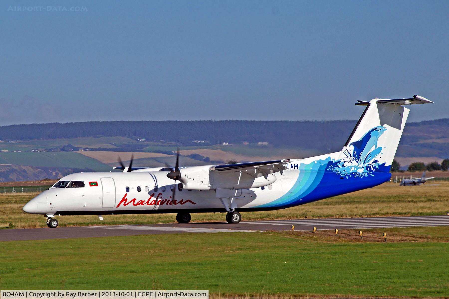8Q-IAM, 1997 De Havilland Canada DHC-8-311Q Dash 8 C/N 499, 8Q-IAM   De Havilland Canada DHC-8Q-311B Dash 8 [499] (Maldivian) Inverness (Dalcross)~G 01/10/2013