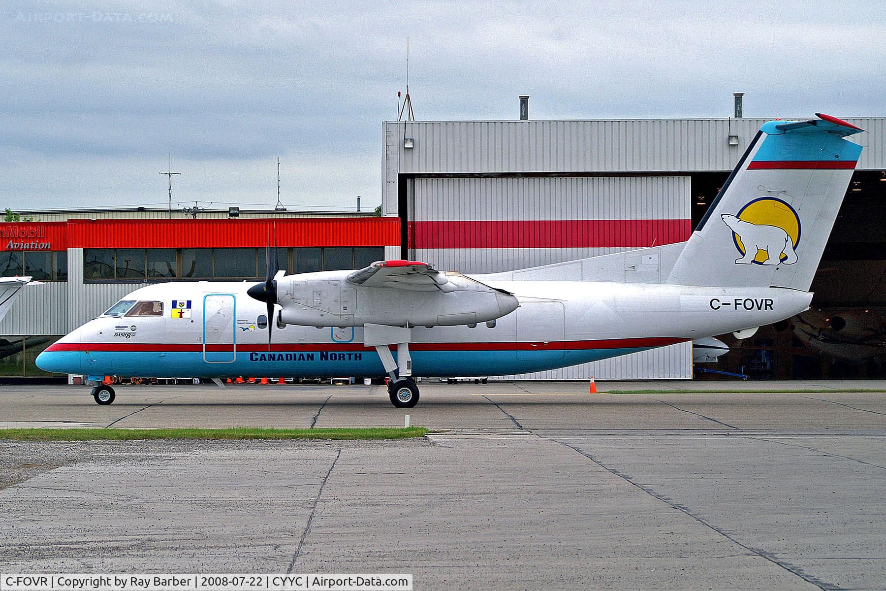 C-FOVR, 1988 De Havilland Canada DHC-8-102 Dash 8 C/N 105, C-FOVR   De Havilland Canada DHC-8-102 Dash 8 [105] (Canada North) Calgary-Int'l~C 22/07/2008