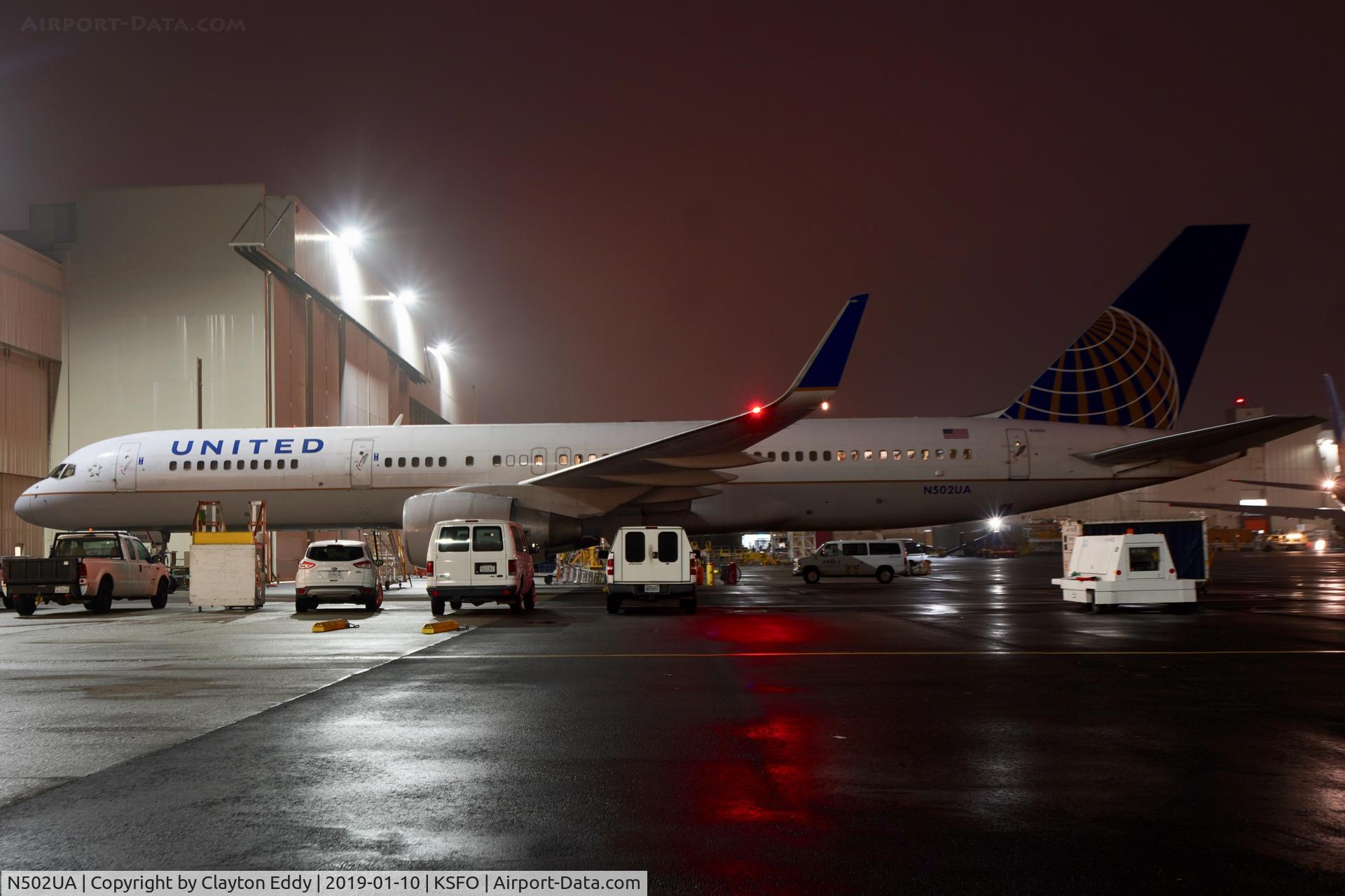 N502UA, 1989 Boeing 757-222 C/N 24623, SFO 2019.