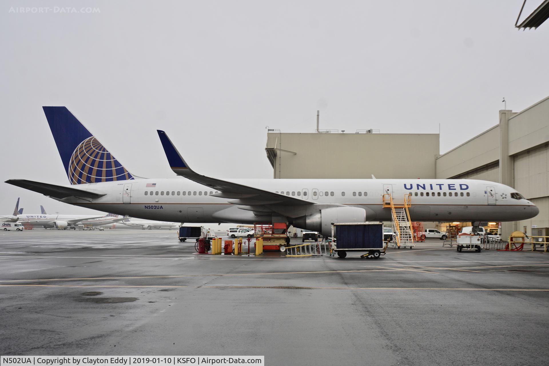N502UA, 1989 Boeing 757-222 C/N 24623, SFO 2019.