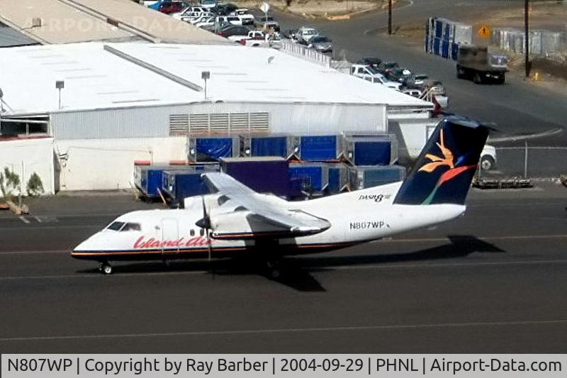 N807WP, 1985 De Havilland Canada DHC-8-102 Dash 8 C/N 023, N807WP   De Havilland Canada DHC-8-103 Dash 8 [023] (Island Air (Hawaii)) Honolulu-Int'l~N 29/09/2004