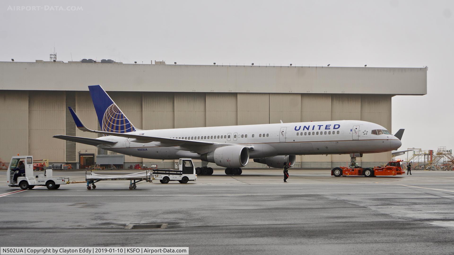 N502UA, 1989 Boeing 757-222 C/N 24623, SFO 2019.
