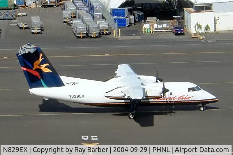 N829EX, 1989 De Havilland Canada DHC-8-103 Dash 8 C/N 146, N829EX   De Havilland Canada DHC-8-103 Dash 8 [146] (Island Air (Hawaii)) Honolulu-Int'l~N 29/09/2004